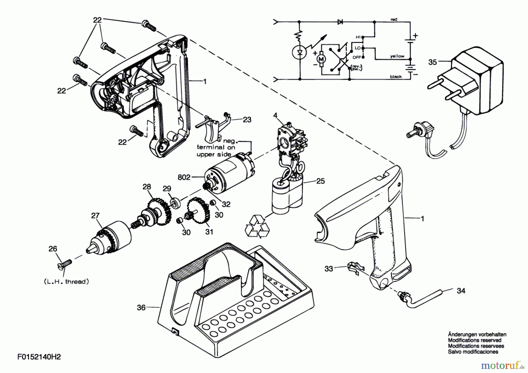 Bosch Akku Werkzeug Gw-Akku-Bohrmaschine 2140 Seite 1
