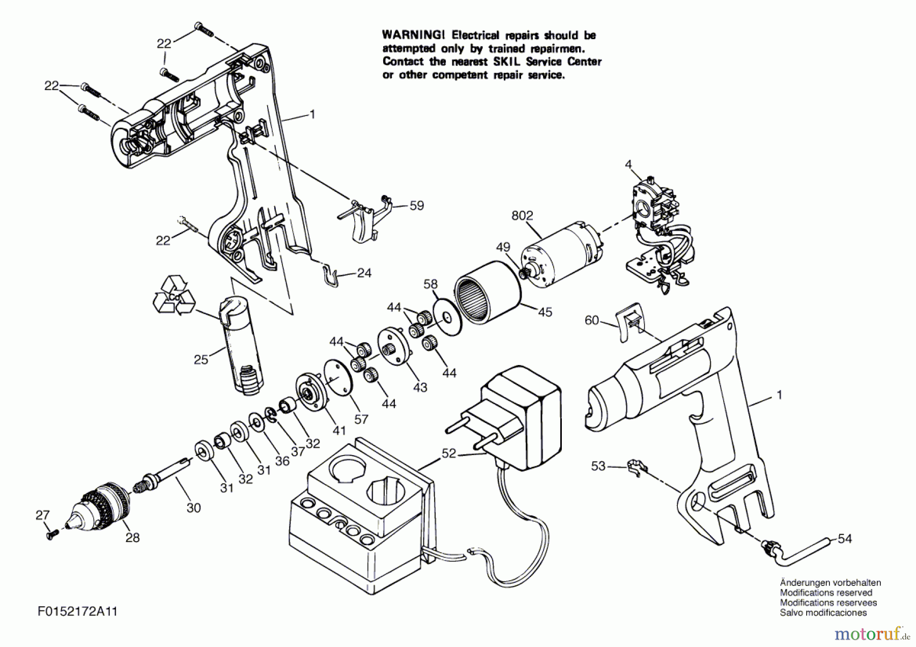 Bosch Werkzeug Bohrschrauber 2172 Seite 1