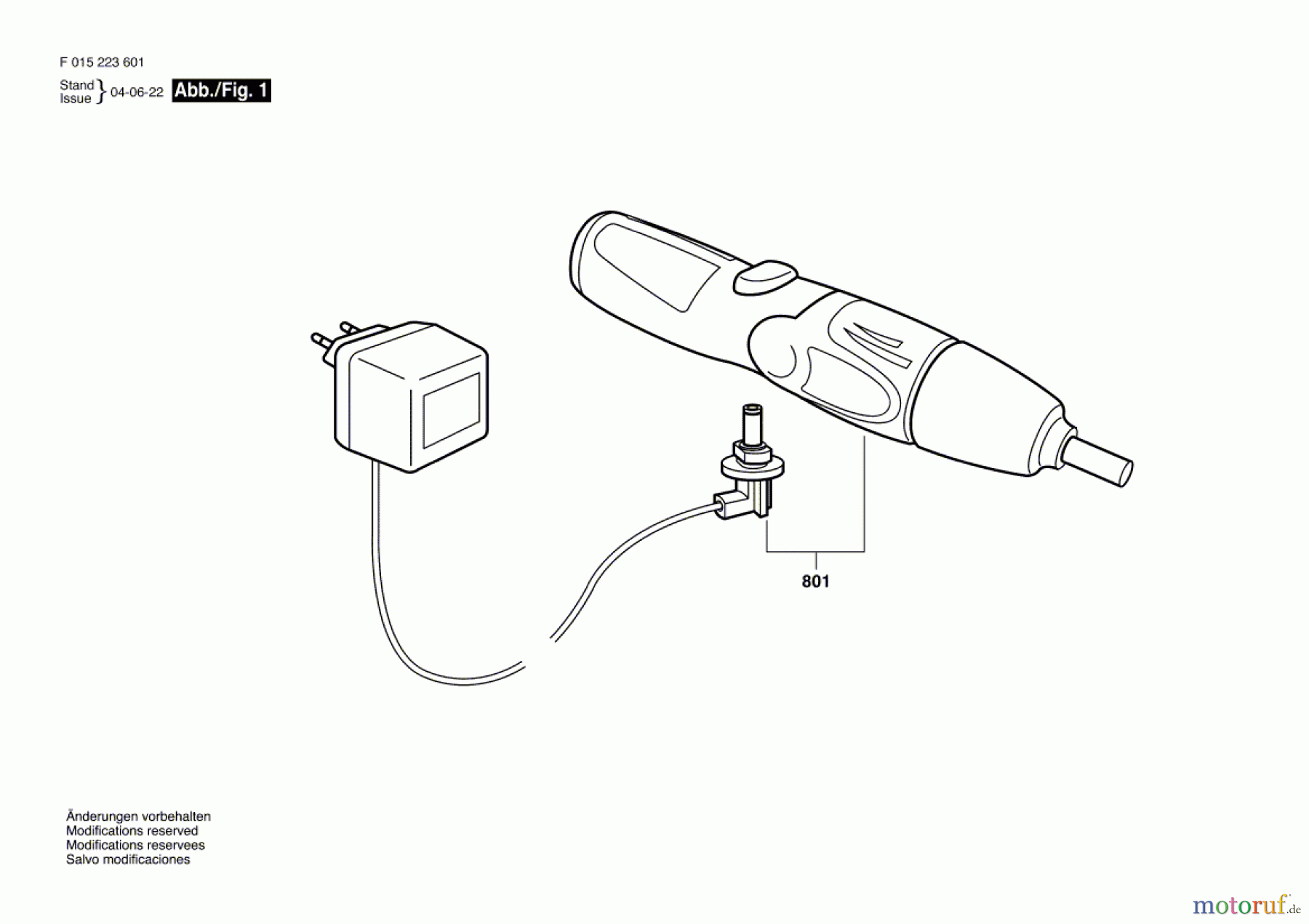 Bosch Akku Werkzeug Akku-Schrauber 2248 Seite 1