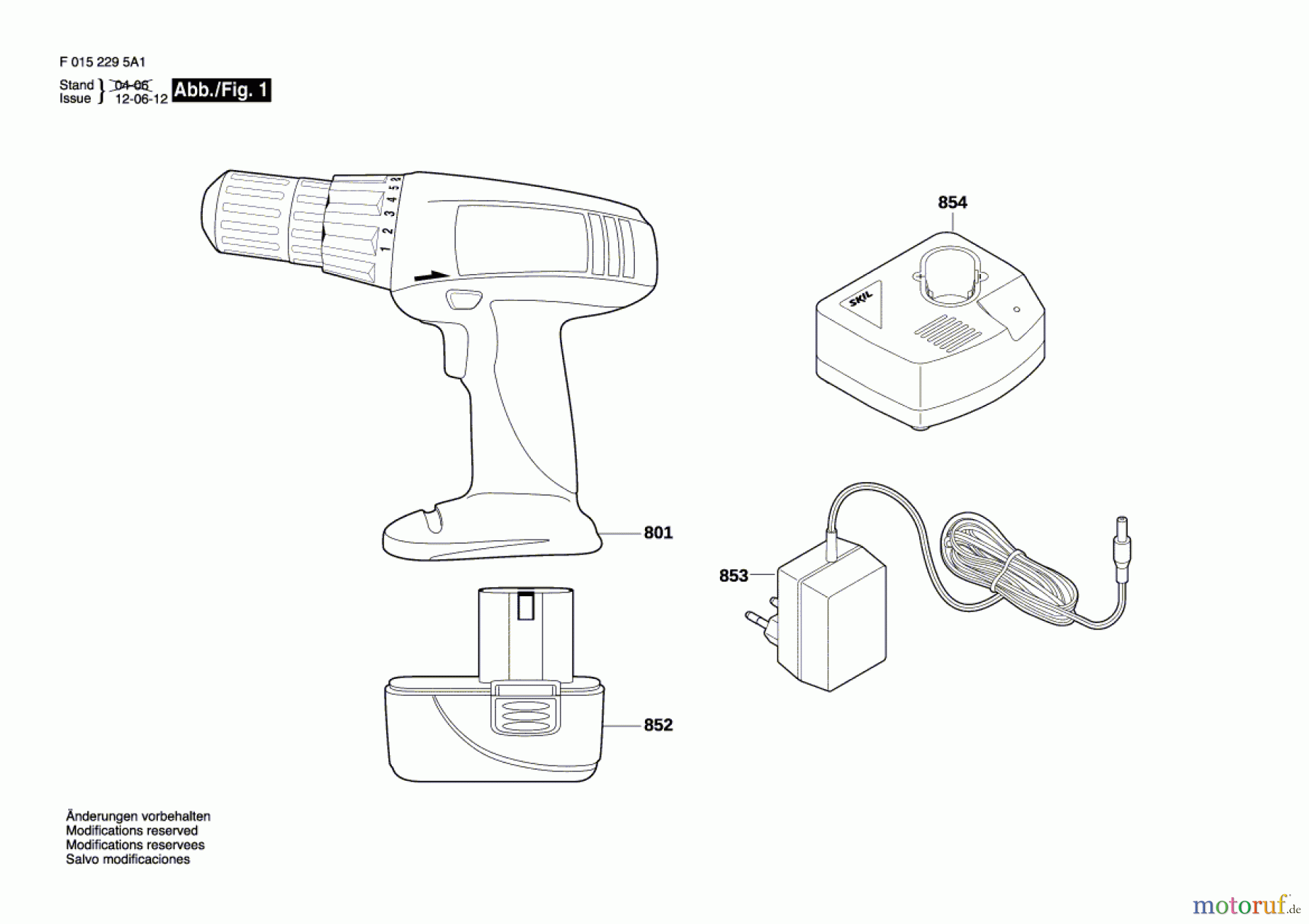 Bosch Akku Werkzeug Akku-Bohrschrauber 2495 Seite 1