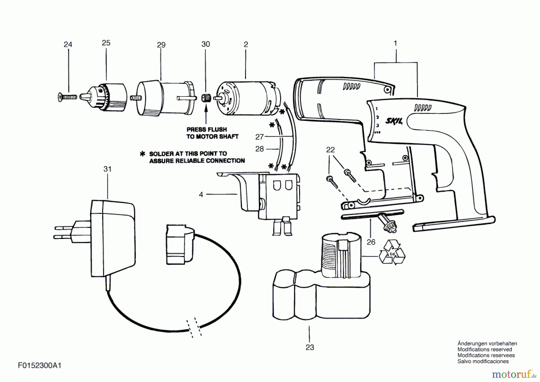 Bosch Akku Werkzeug Akku-Schrauber 2300 Seite 1