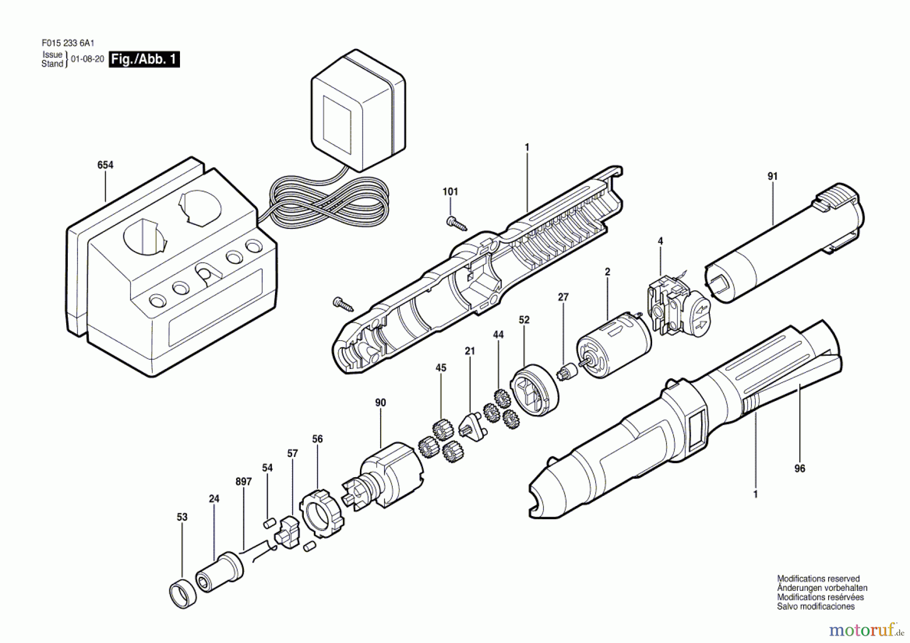 Bosch Werkzeug Bohrschrauber 2336U1 Seite 1