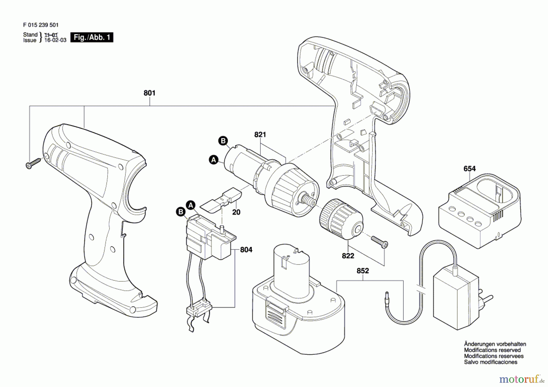 Bosch Akku Werkzeug Akku-Bohrschrauber 2395 Seite 1