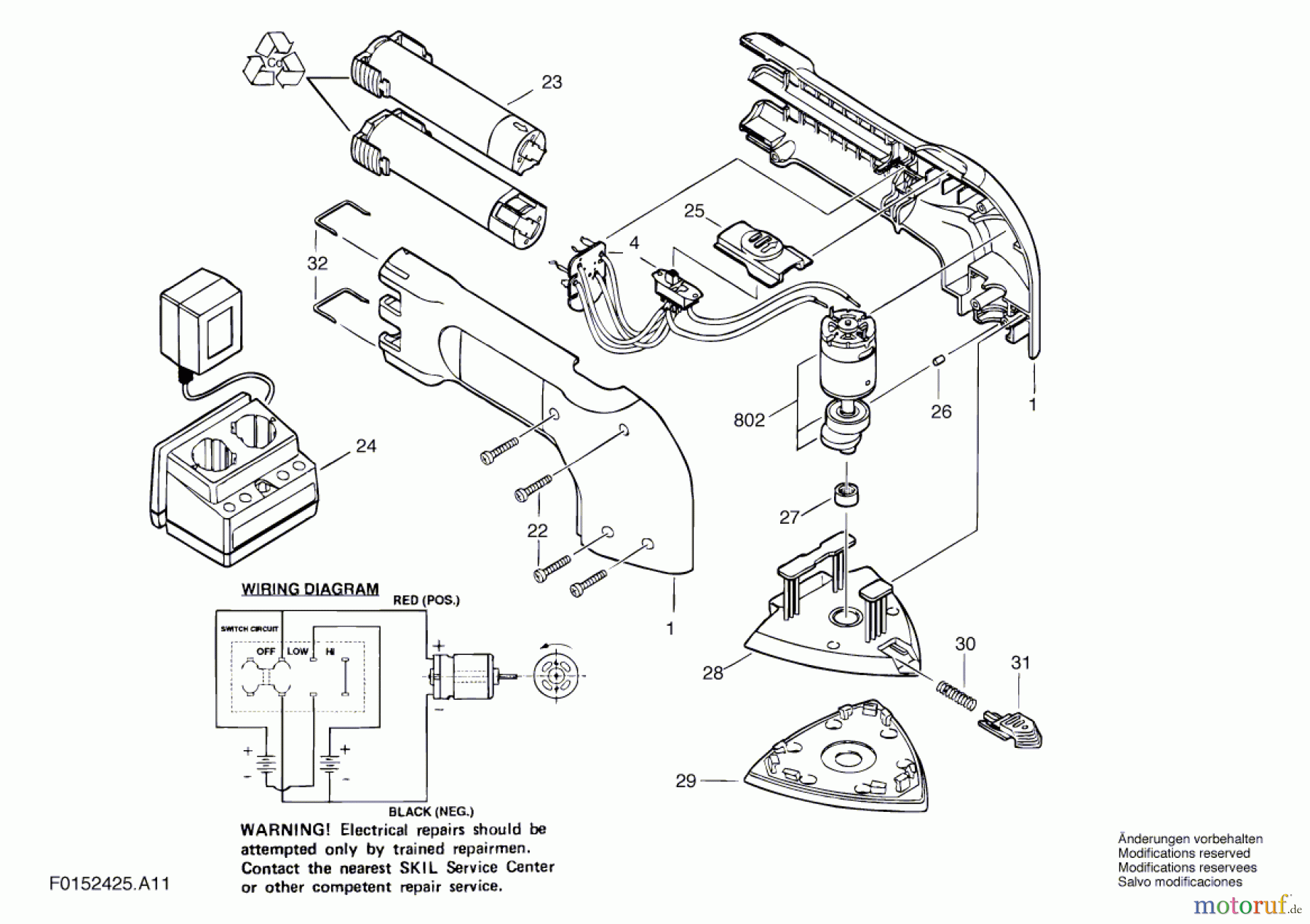 Bosch Werkzeug Kreissäge 2425U1 Seite 1