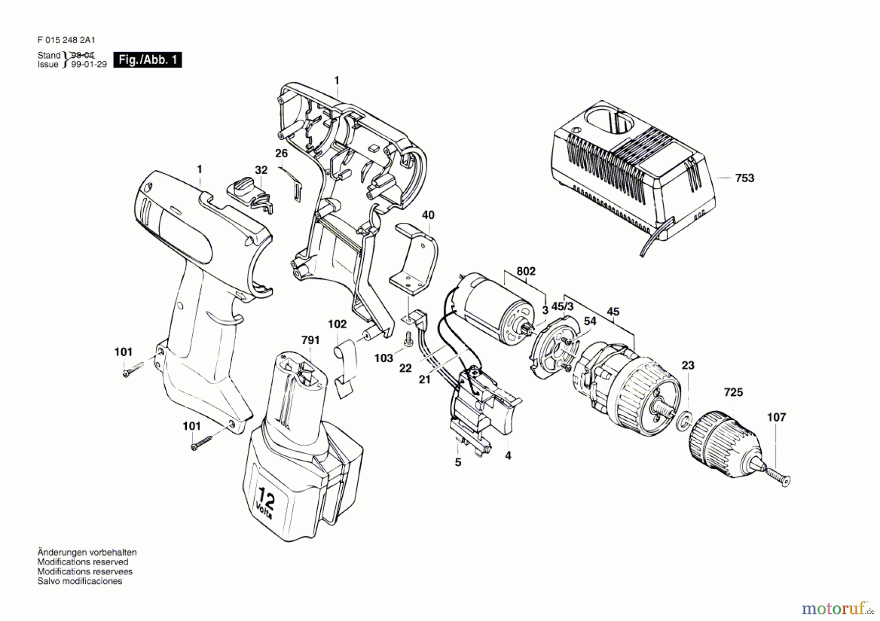 Bosch Werkzeug Bohrschrauber 2482 Seite 1
