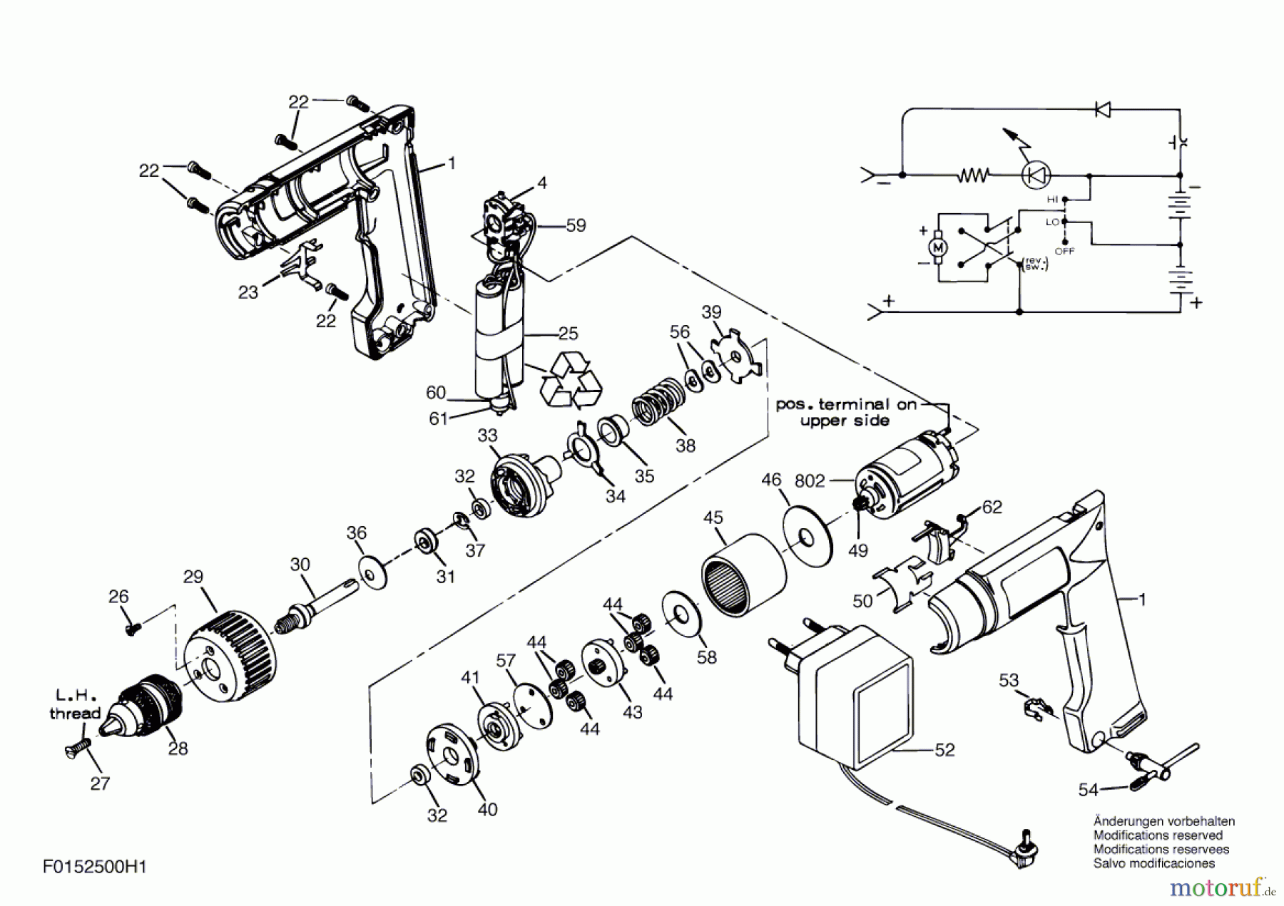 Bosch Akku Werkzeug Gw-Akku-Bohrmaschine 2500 Seite 1