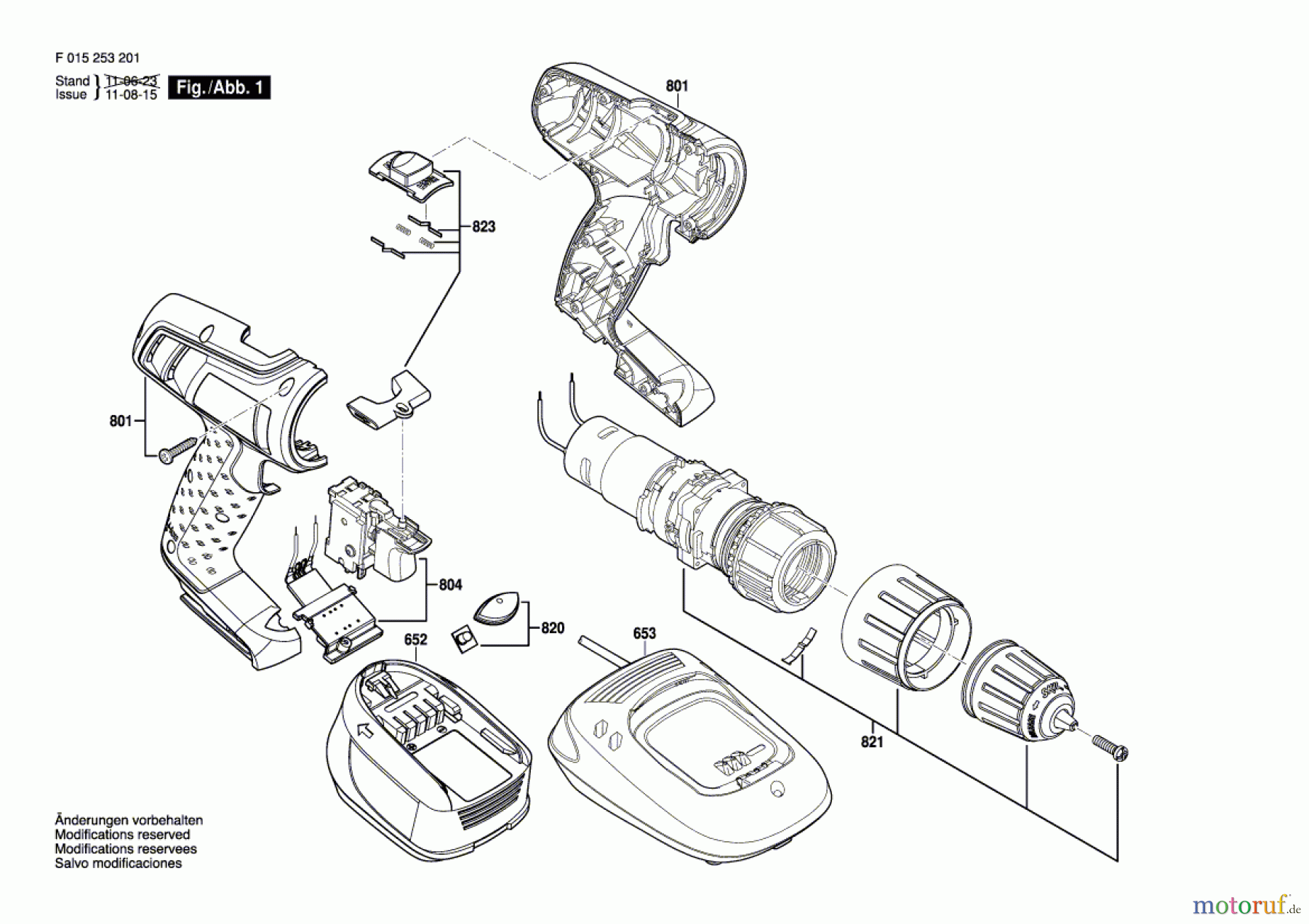 Bosch Akku Werkzeug Akku-Schlagbohrmaschine 2533 Seite 1