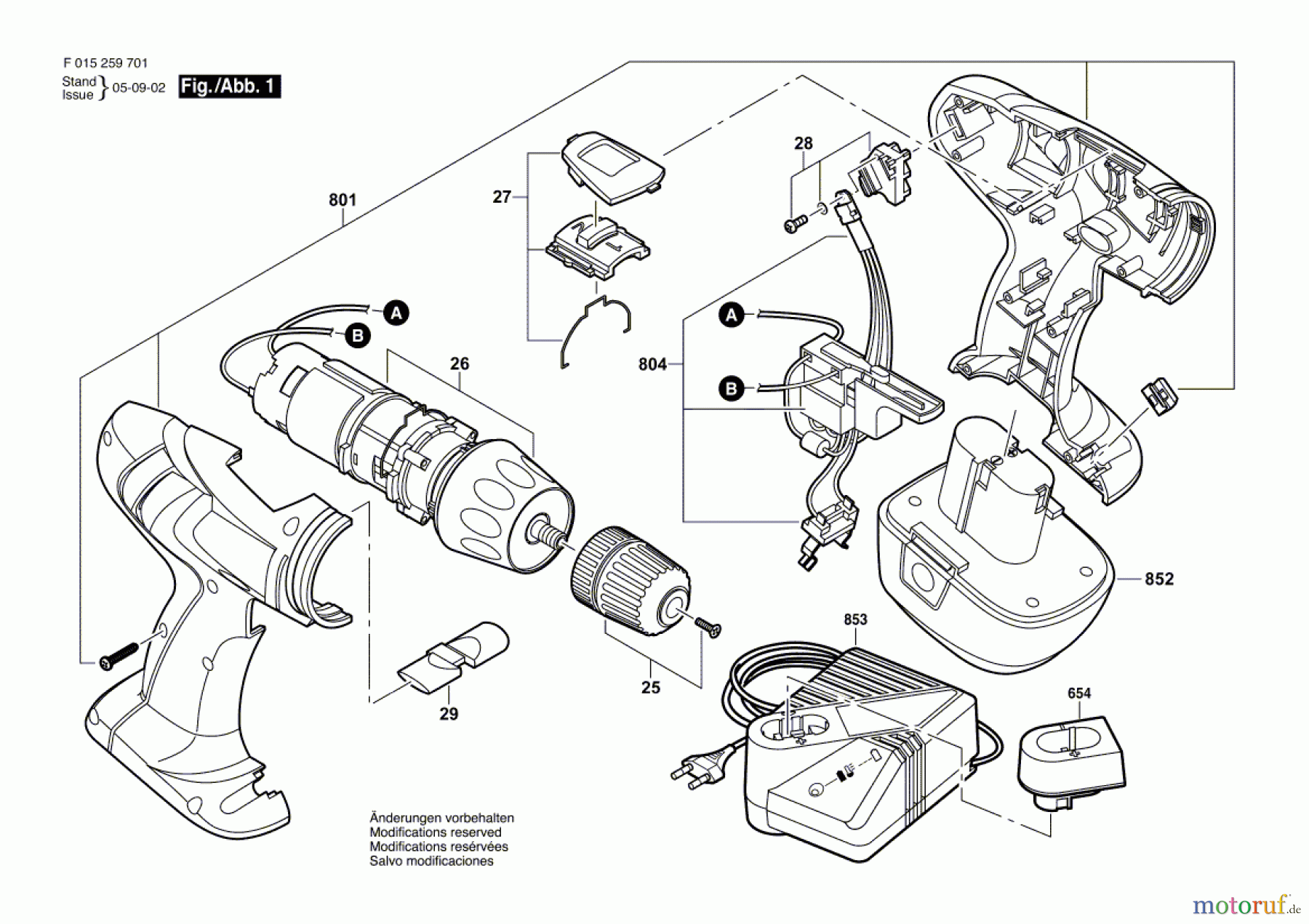 Bosch Akku Werkzeug Akku-Schlagbohrmaschine 2597 Seite 1