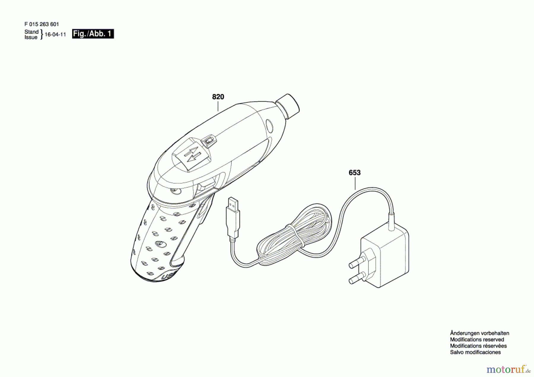Bosch Akku Werkzeug Gw-Akku-Schrauber 2636 Seite 1