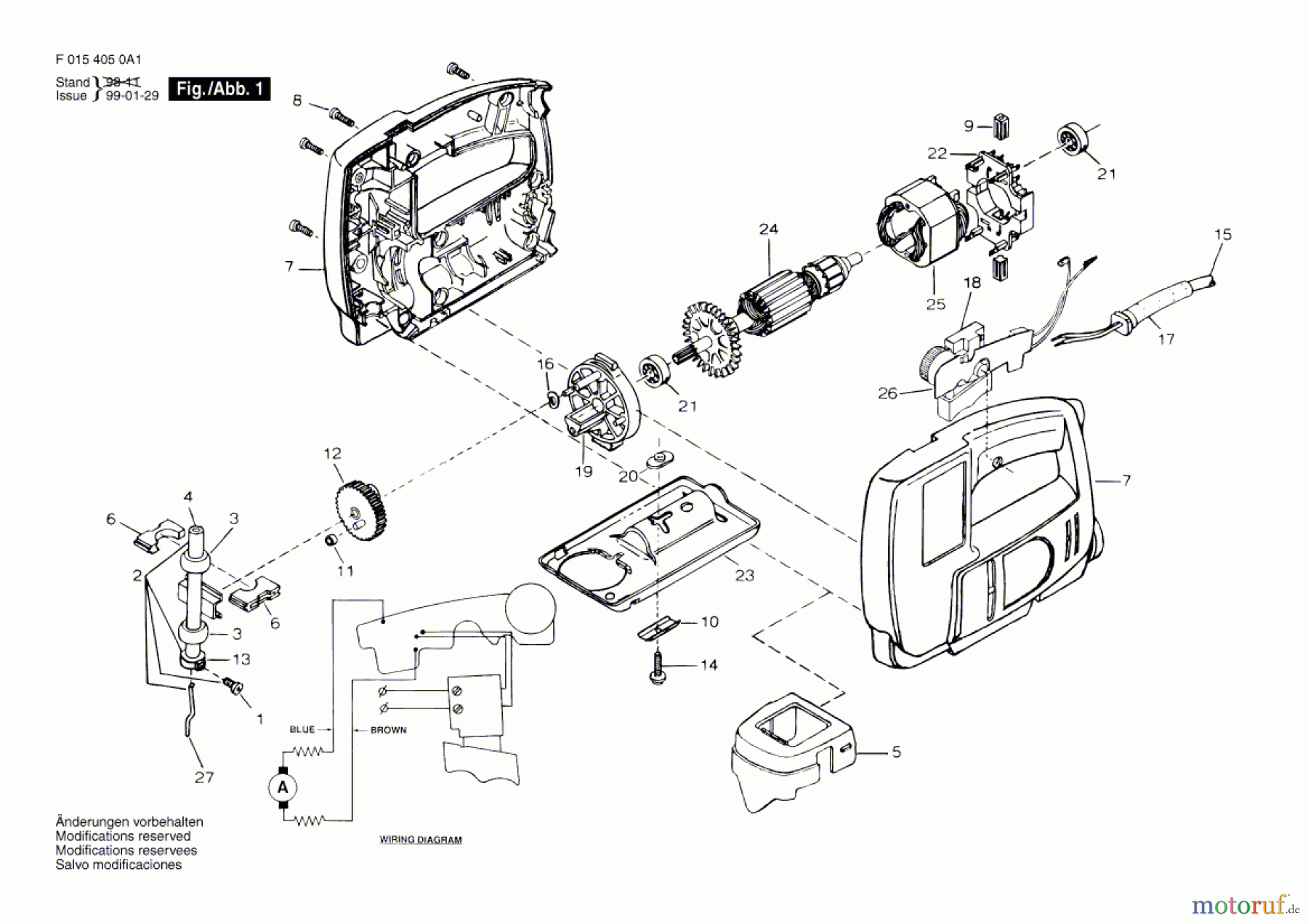 Bosch Werkzeug Stichsäge 4050 H1 Seite 1