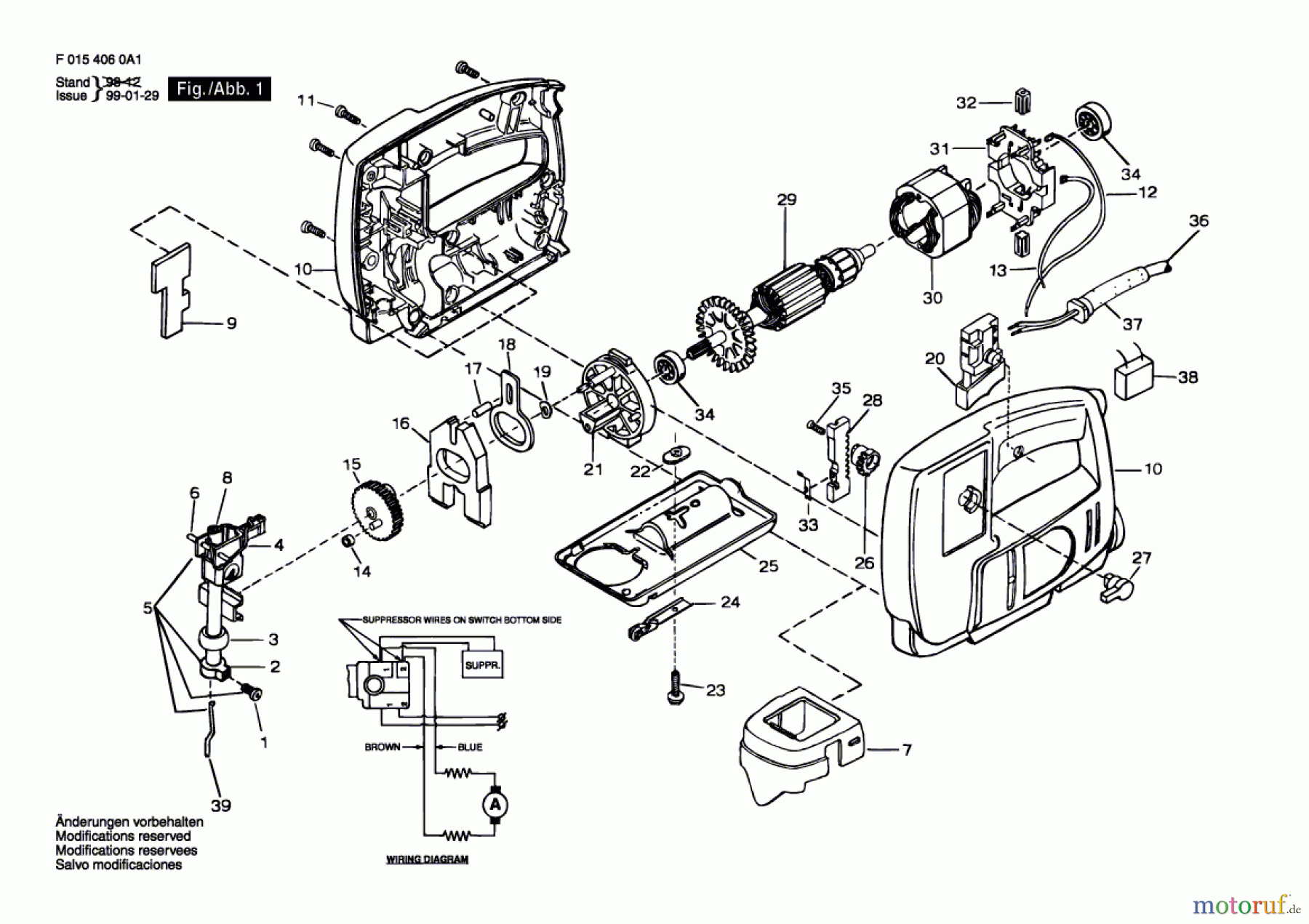 Bosch Werkzeug Stichsäge 4060 H1 Seite 1