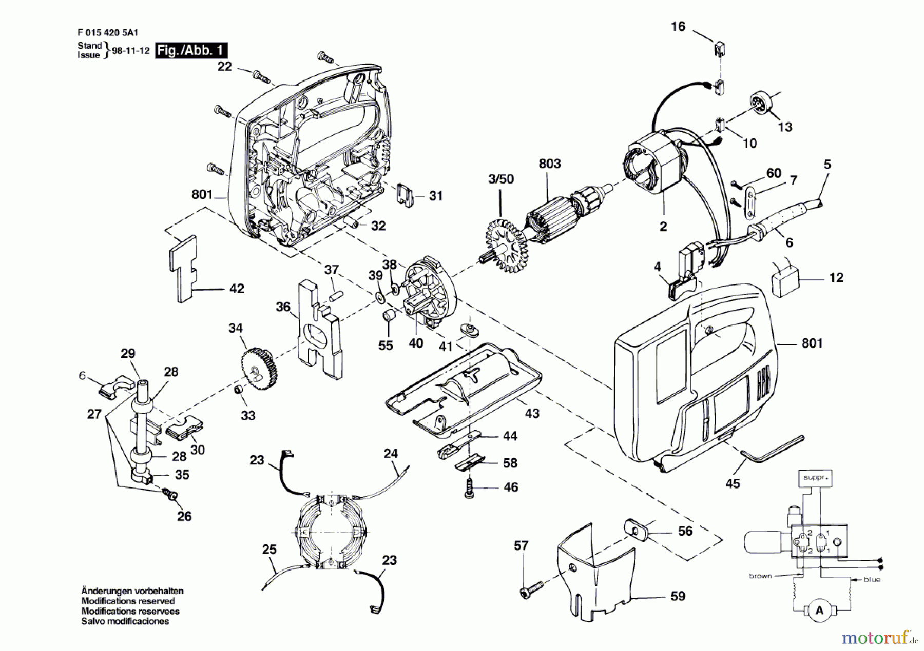 Bosch Werkzeug Stichsäge 4205 H1 Seite 1