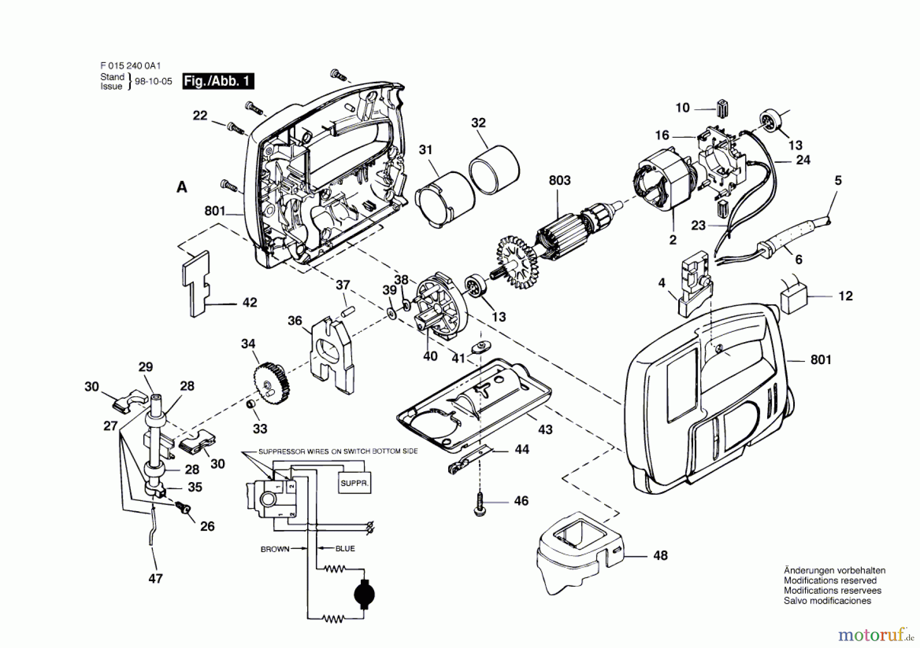 Bosch Werkzeug Stichsäge 4240 H1 Seite 1