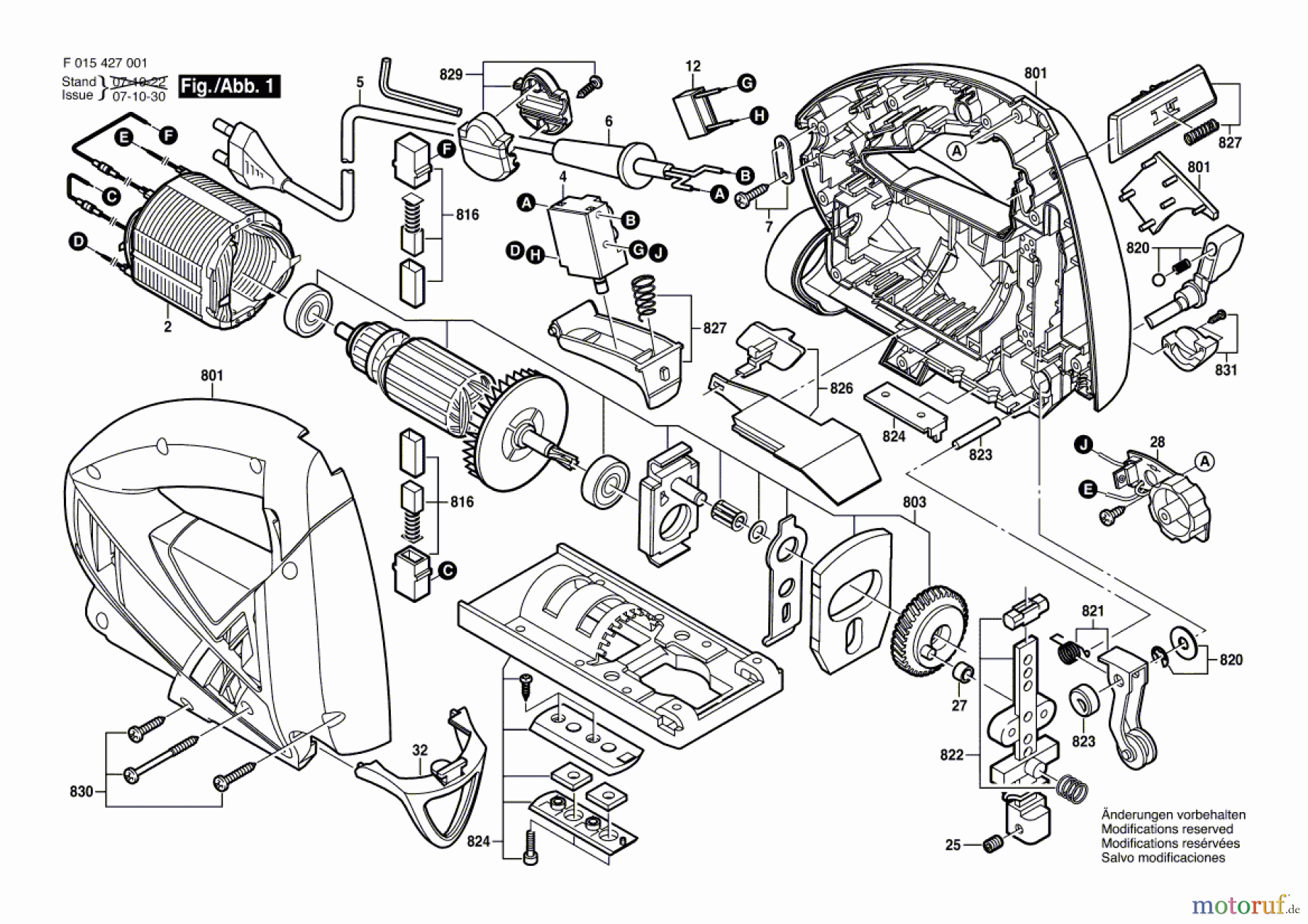 Bosch Werkzeug Stichsäge 4270 Seite 1
