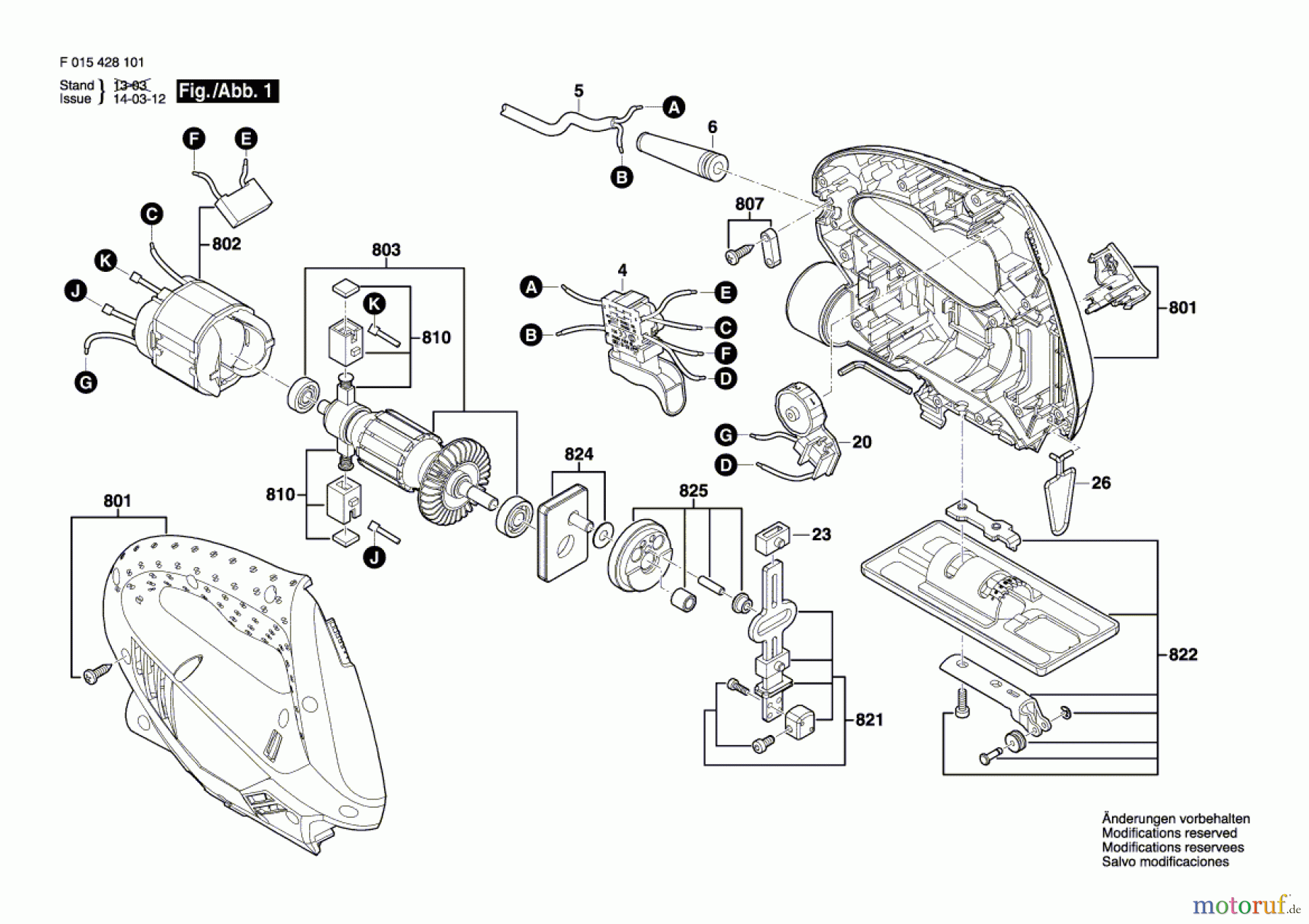 Bosch Werkzeug Laubsäge 4281 Seite 1