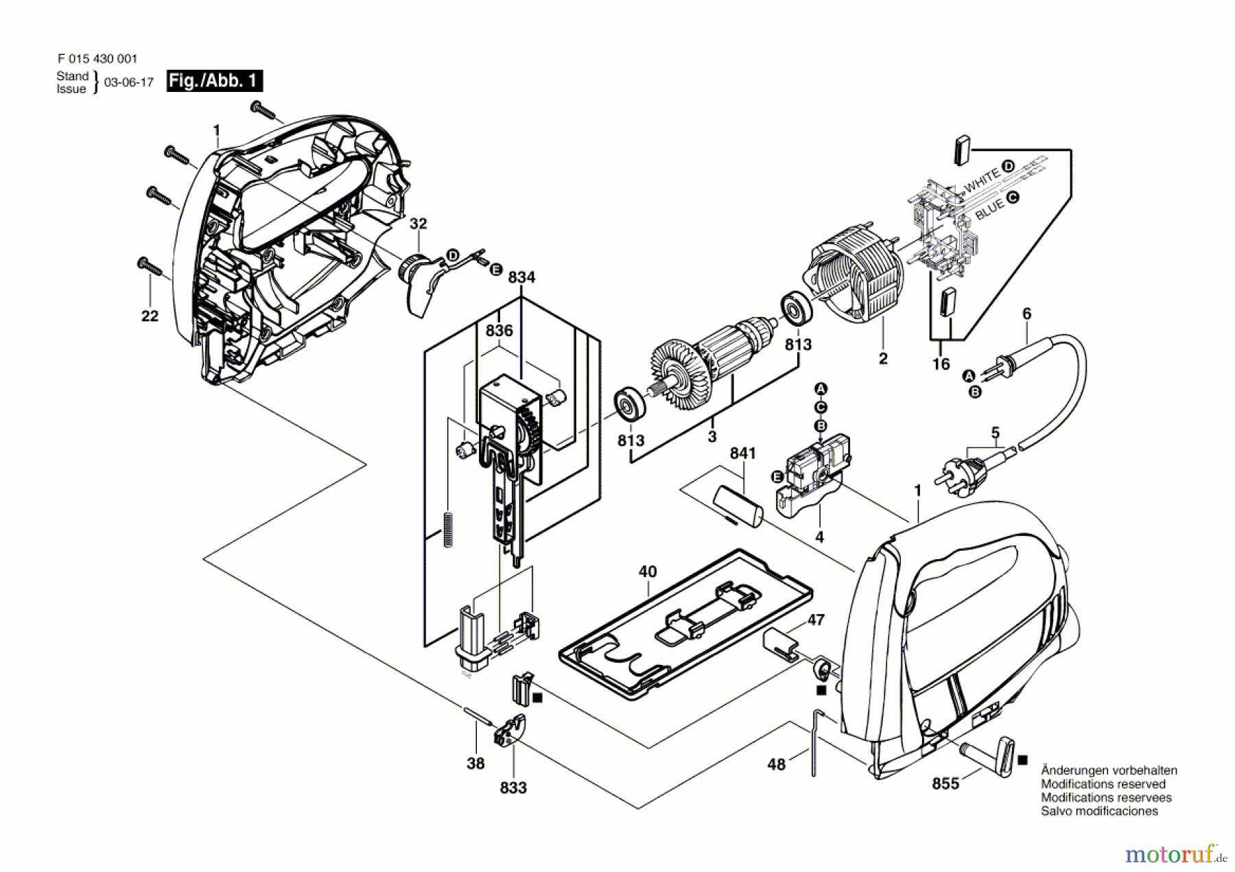 Bosch Werkzeug Stichsäge 4300 Seite 1