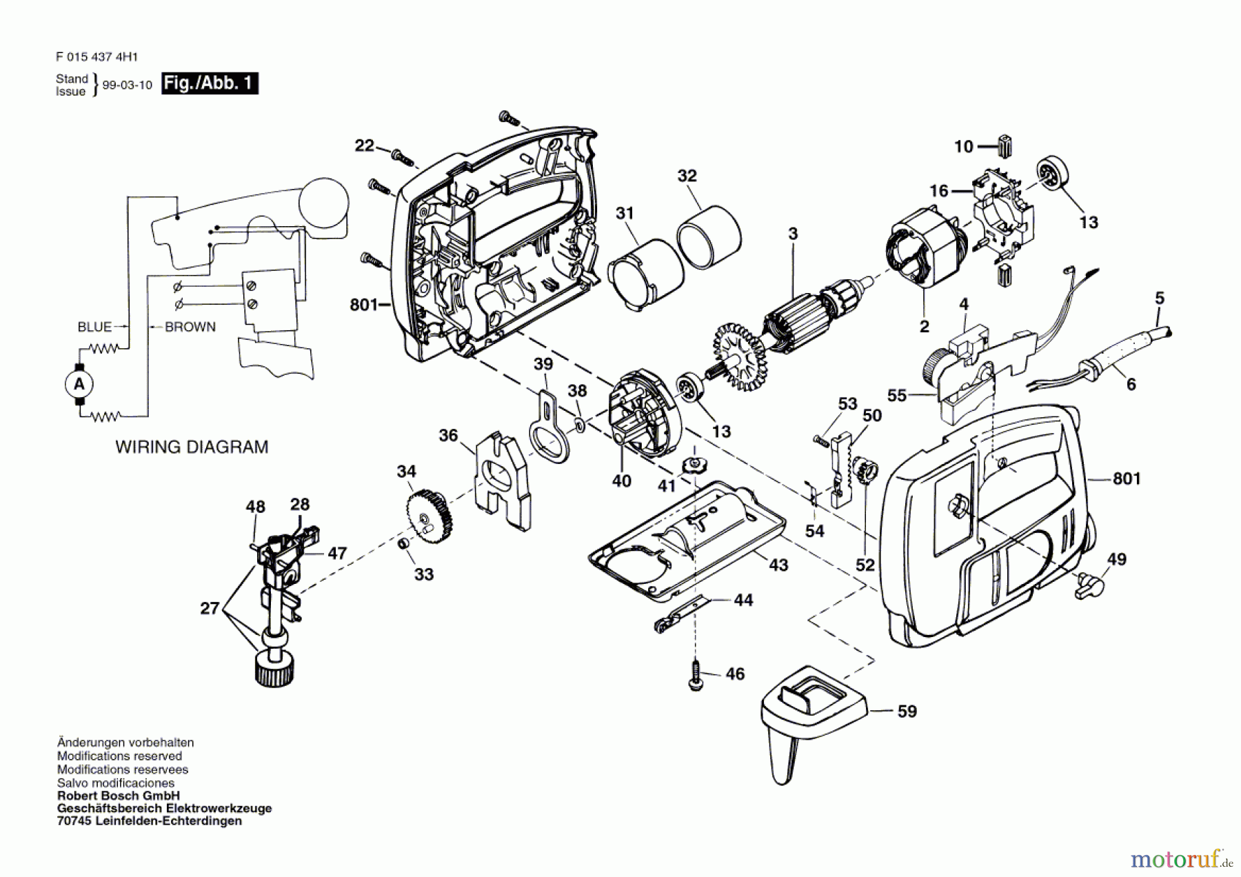 Bosch Werkzeug Stichsäge 4374 Seite 1