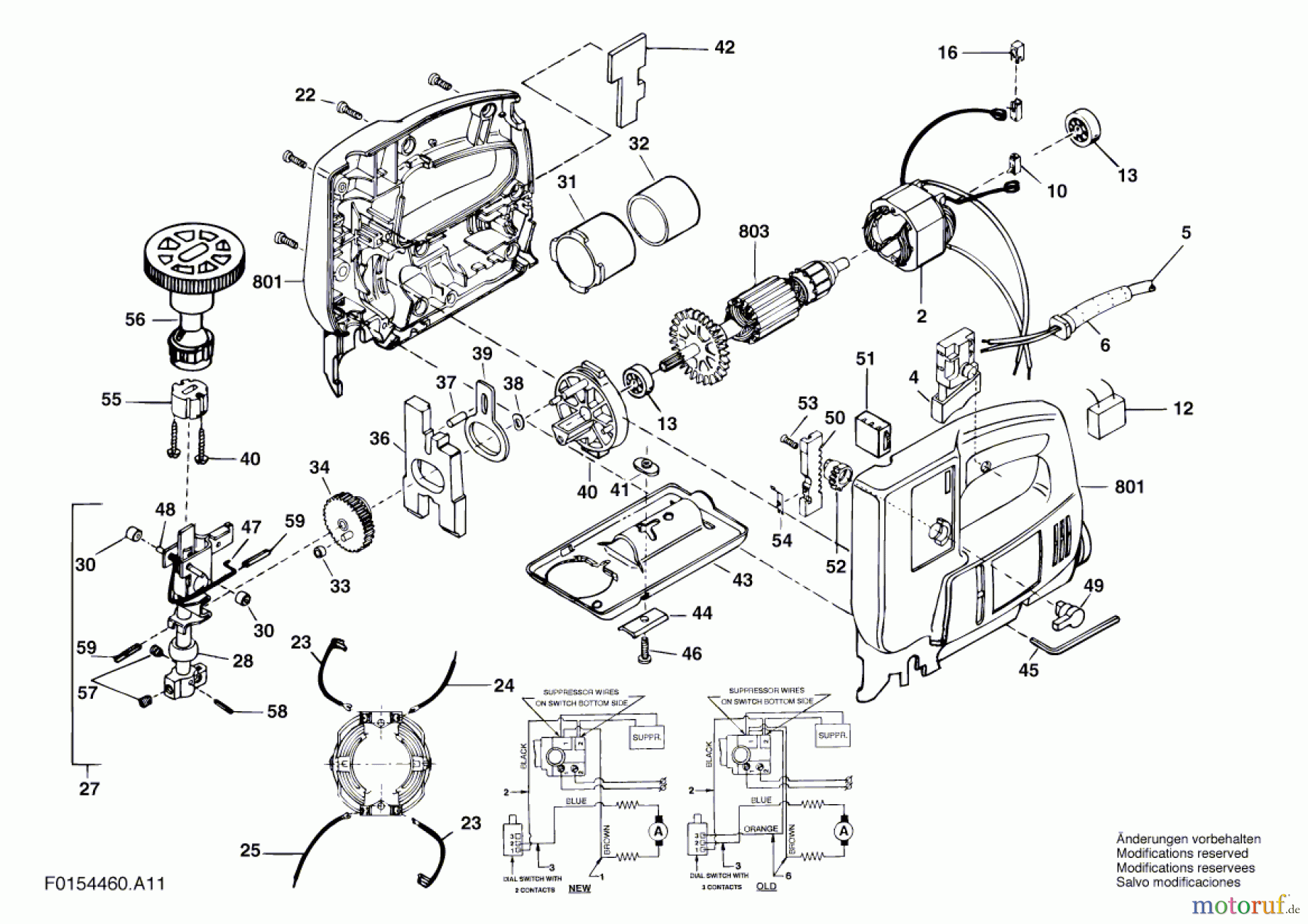  Bosch Werkzeug Stichsäge 4460 H1 Seite 1