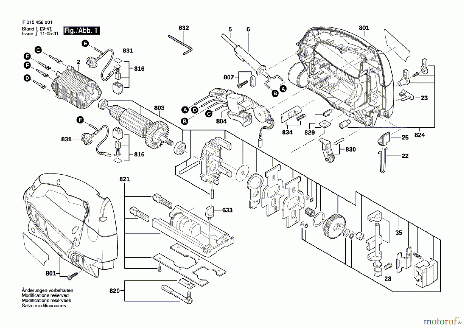 Bosch Werkzeug Stichsäge 4581 Seite 1