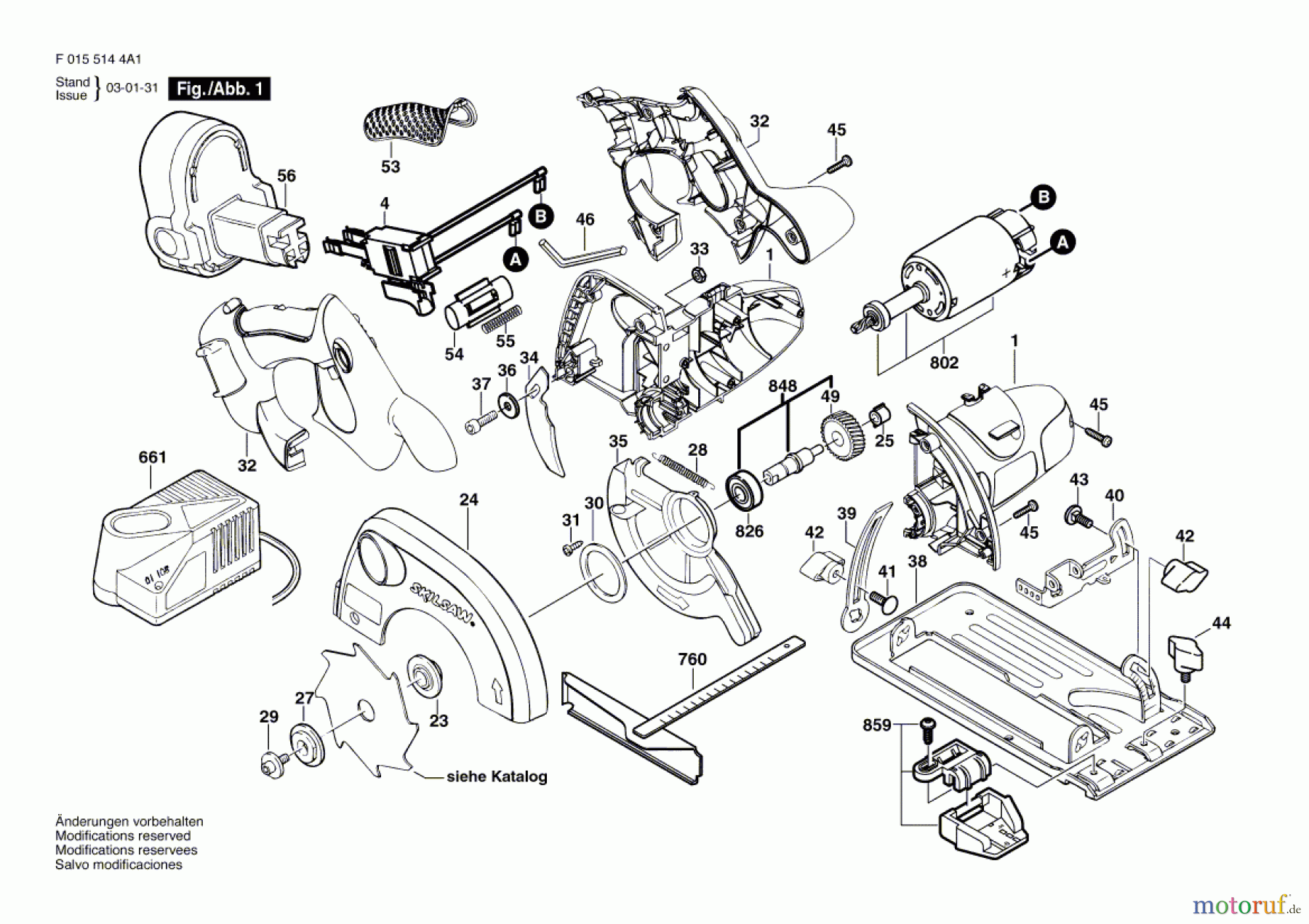 Bosch Akku Werkzeug Akku-Kreissäge 5144 Seite 1