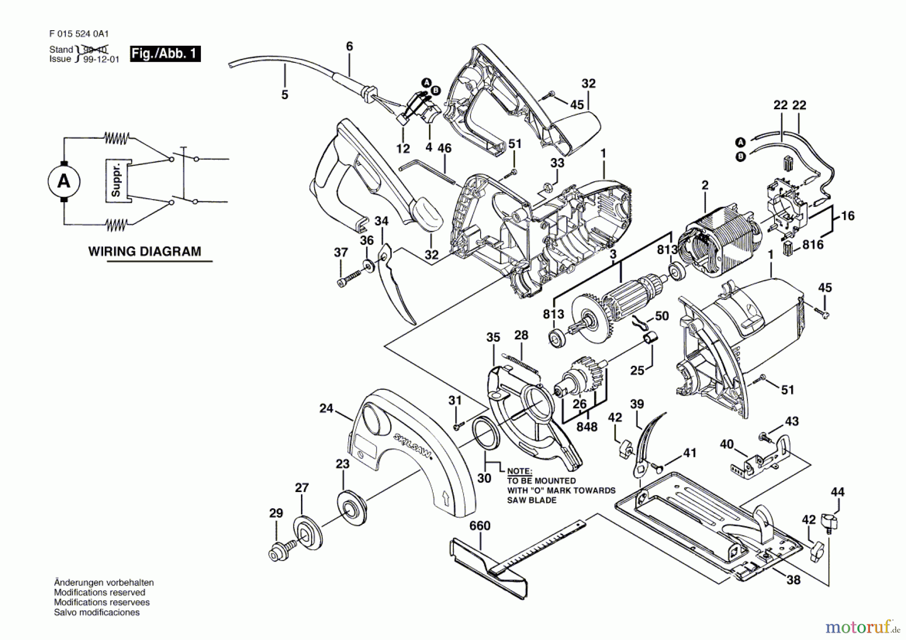 Bosch Werkzeug Handkreissäge 5240 Seite 1