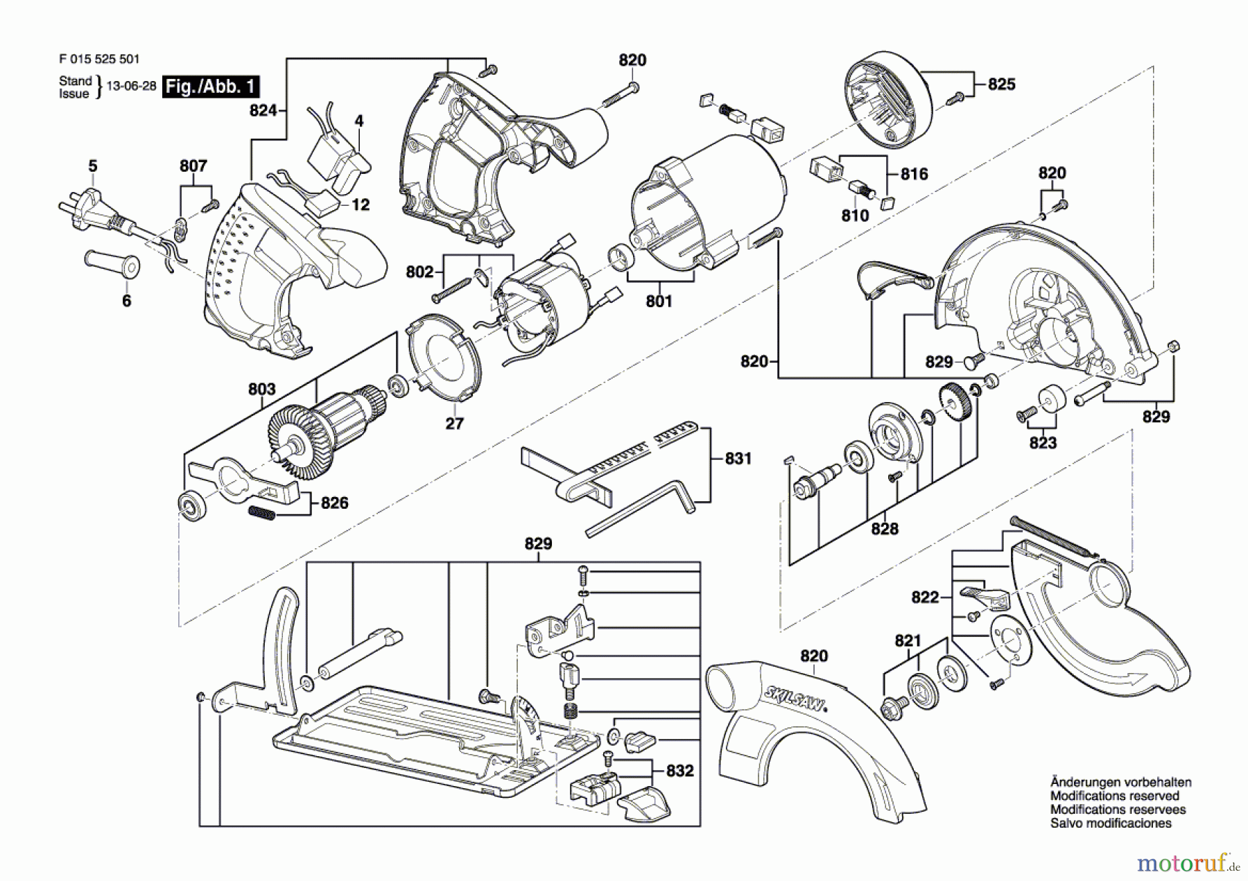 Bosch Werkzeug Handkreissäge 5665 Seite 1