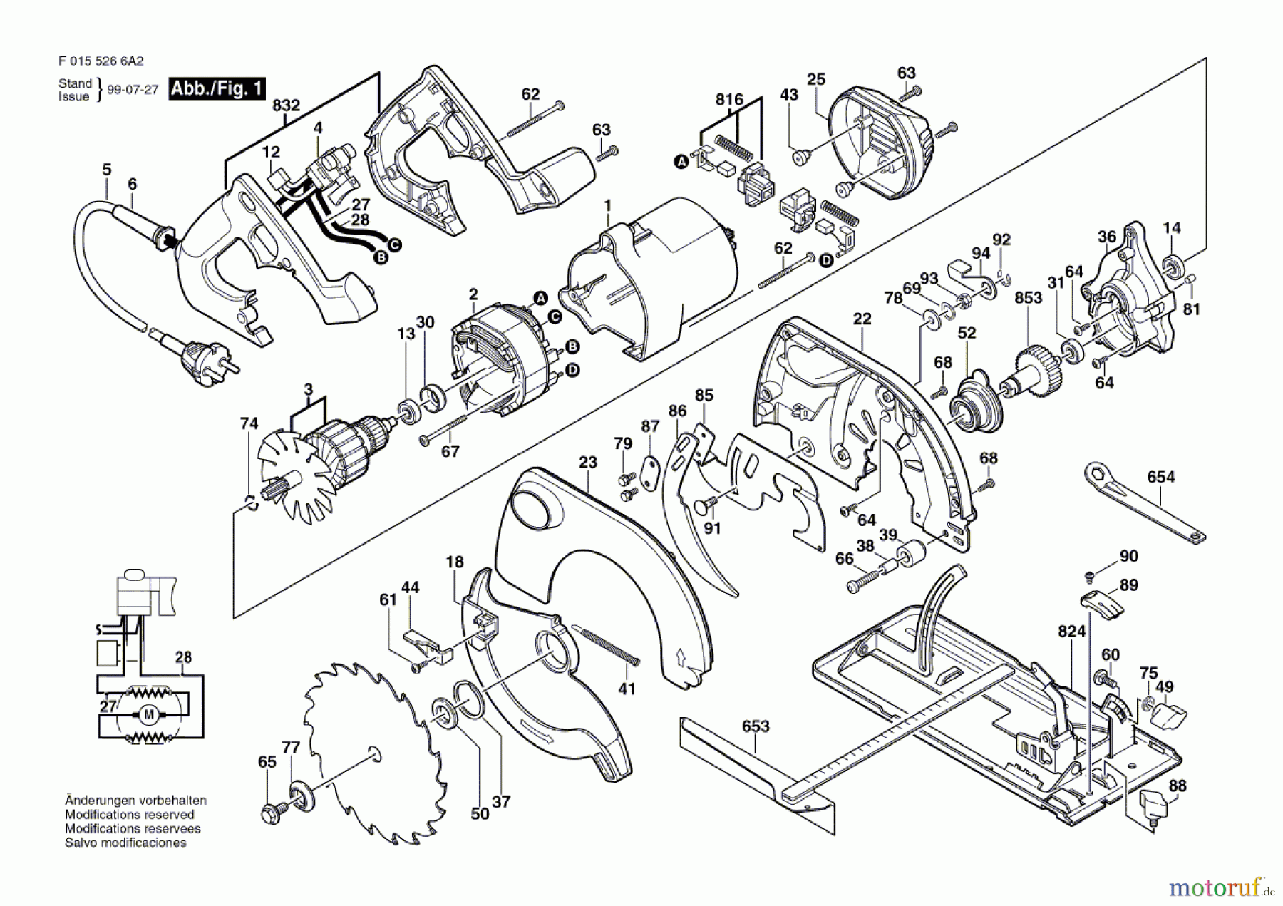 Bosch Werkzeug Kreissäge 5266 Seite 1