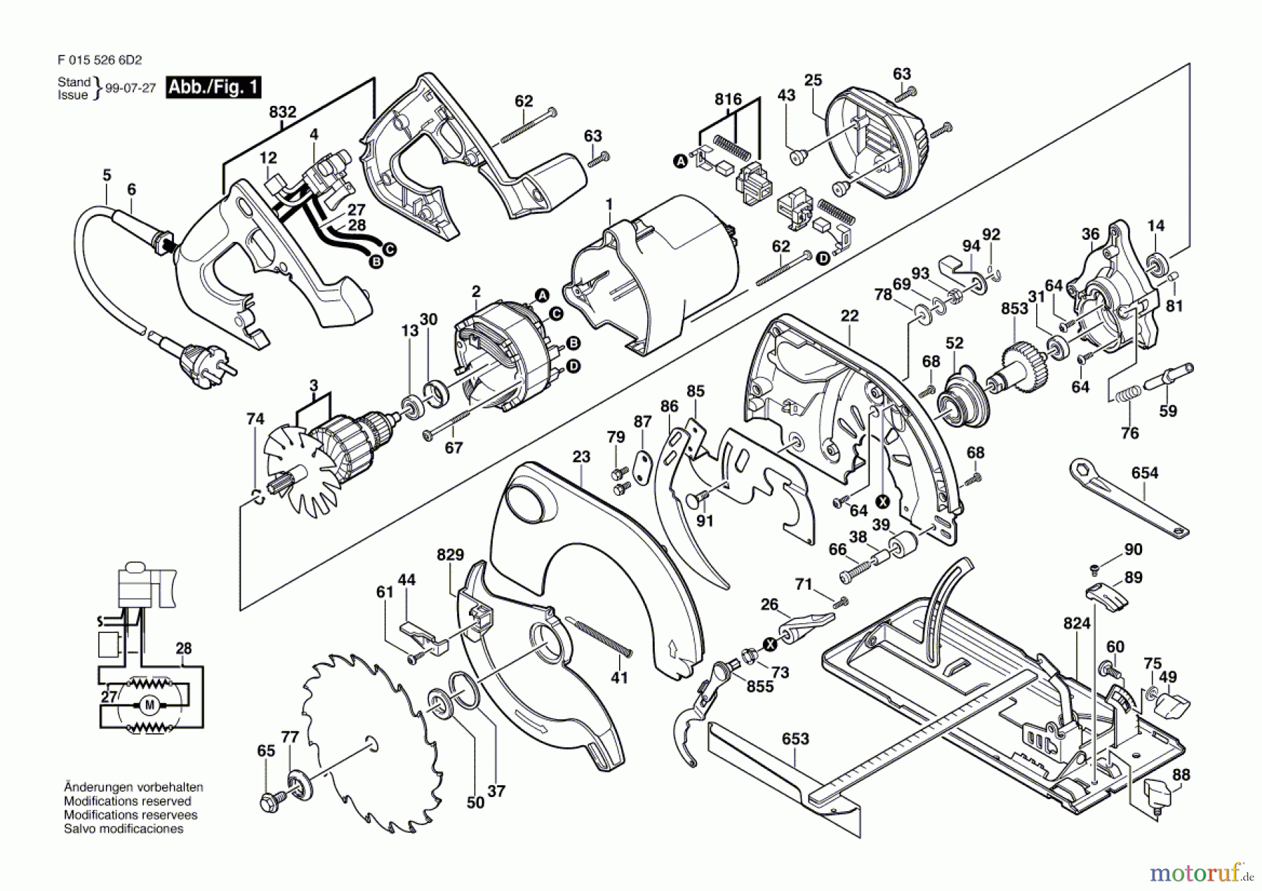 Bosch Werkzeug Kreissäge 5366 Seite 1