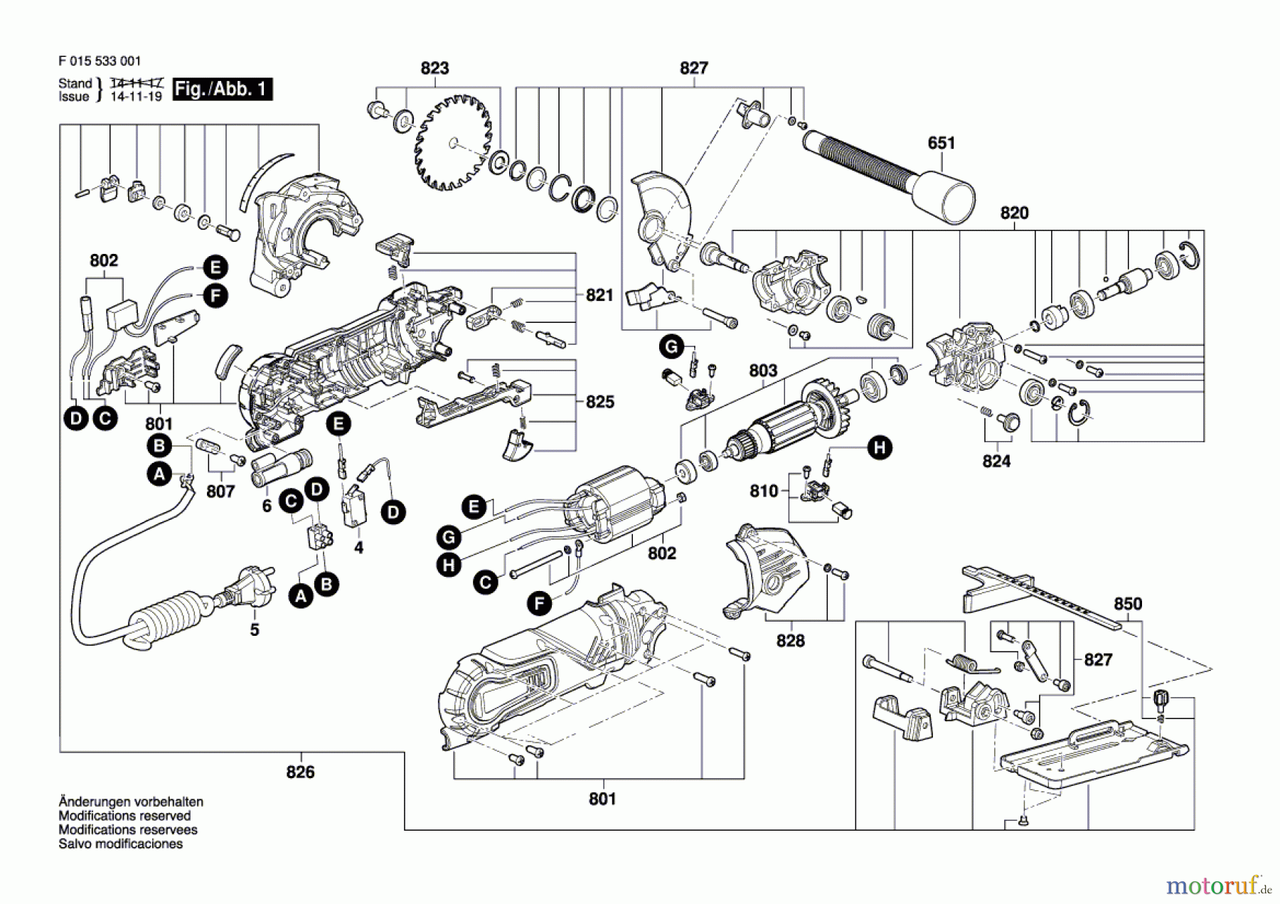 Bosch Werkzeug Handkreissäge 5330 Seite 1