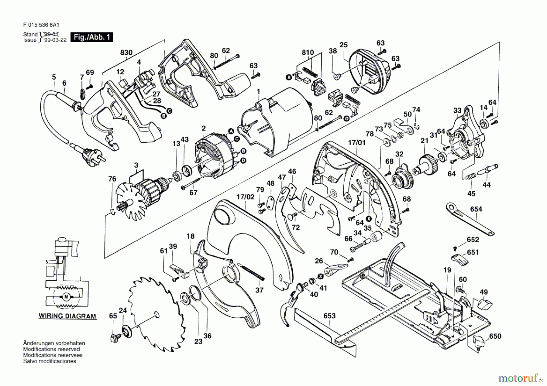 Bosch Werkzeug Kreissäge 5366 Seite 1