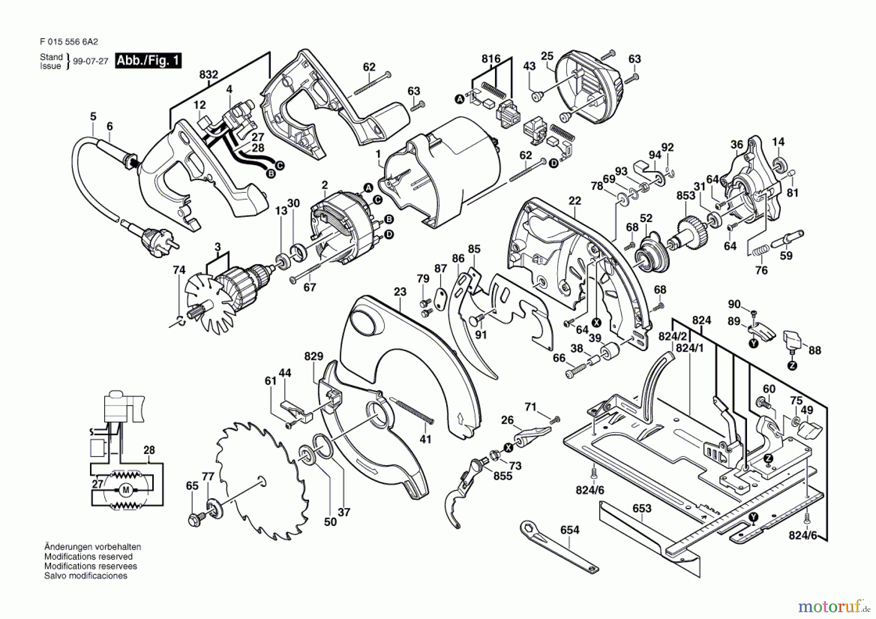 Bosch Werkzeug Kreissäge 5566 Seite 1
