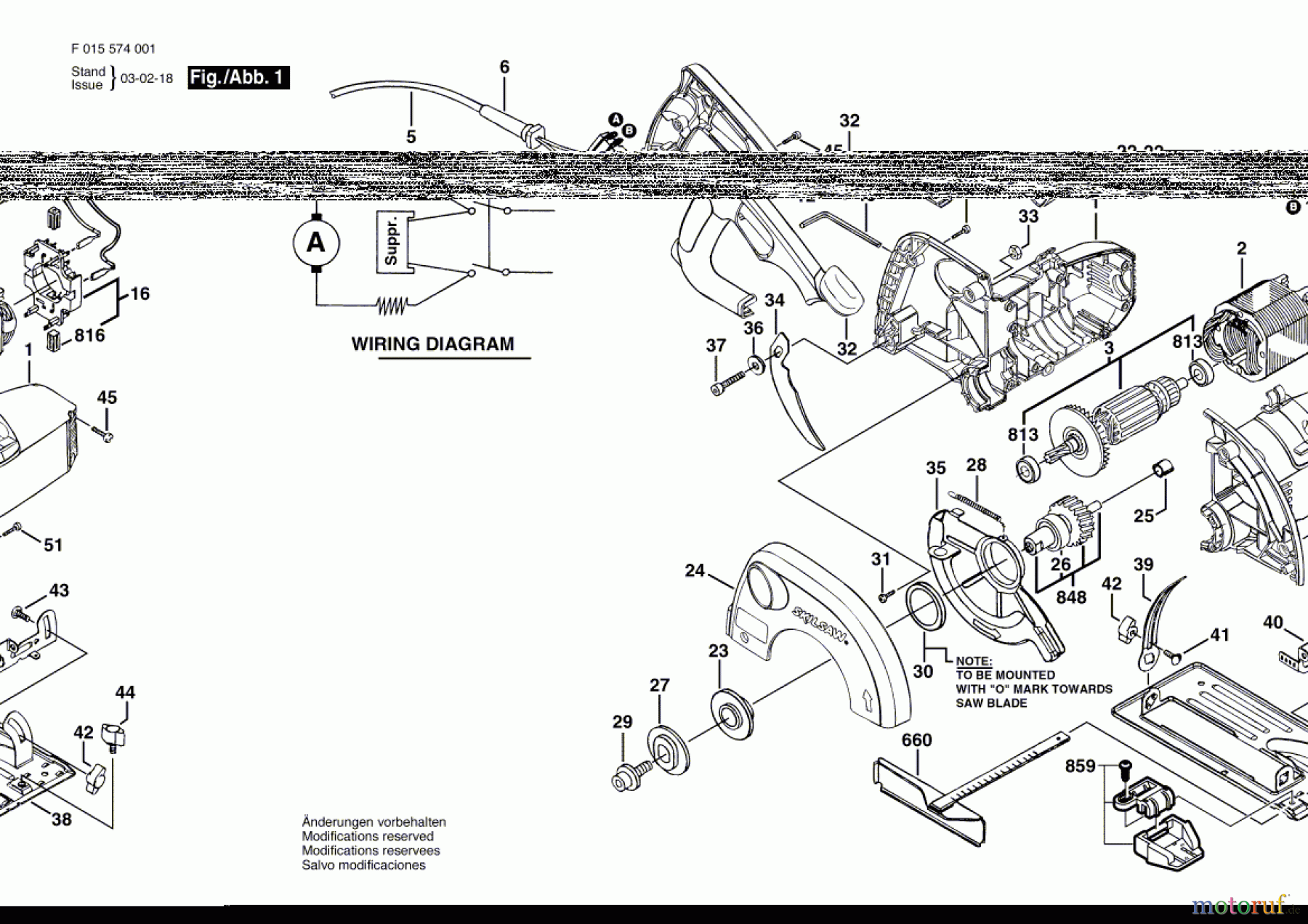 Bosch Werkzeug Kreissäge 5740 Seite 1