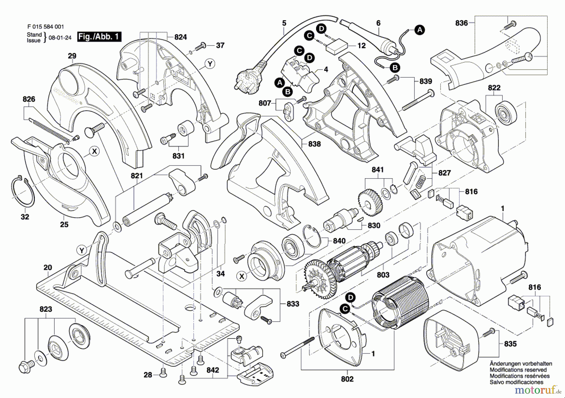 Bosch Werkzeug Handkreissäge 5940 Seite 1
