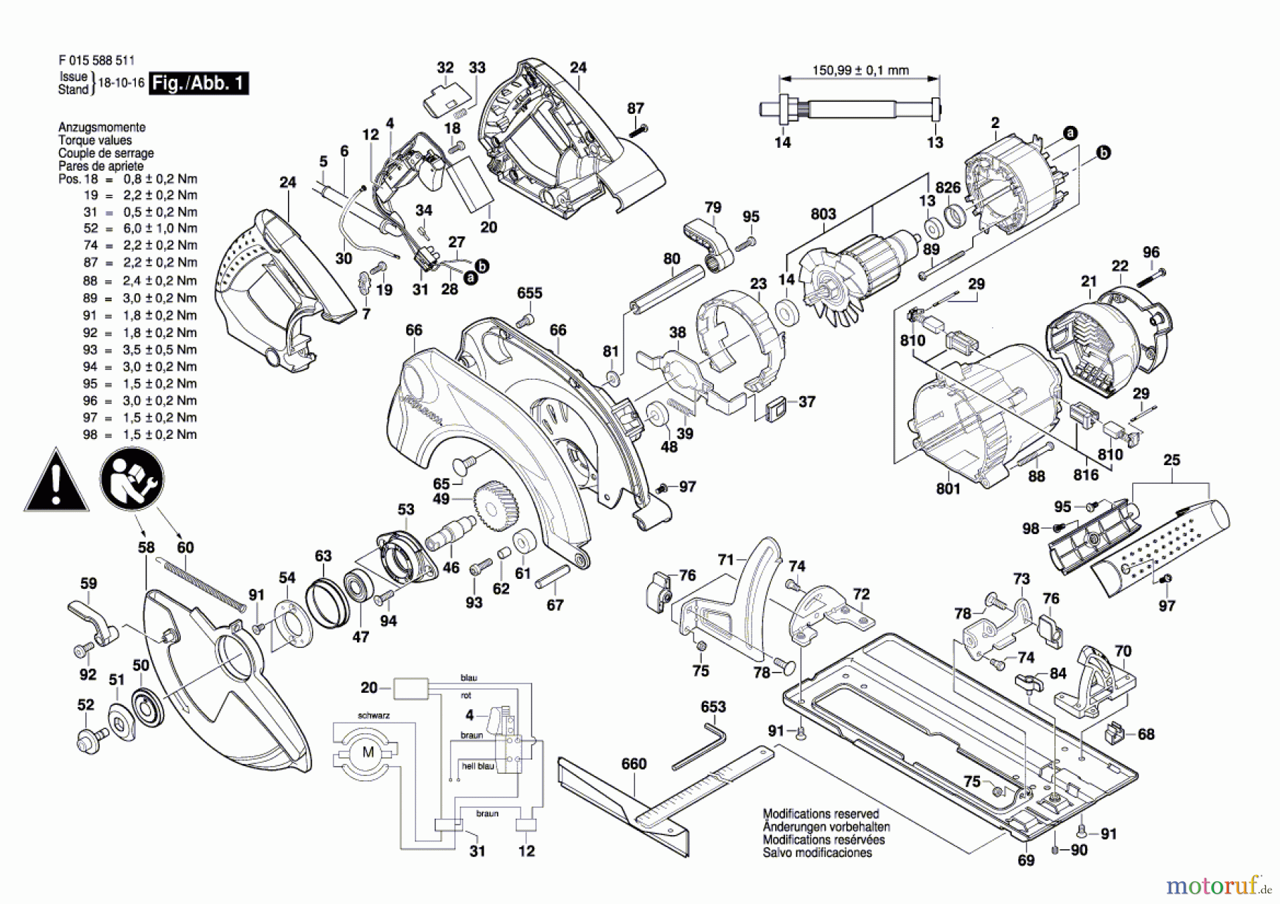 Bosch Werkzeug Handkreissäge 5885 Seite 1