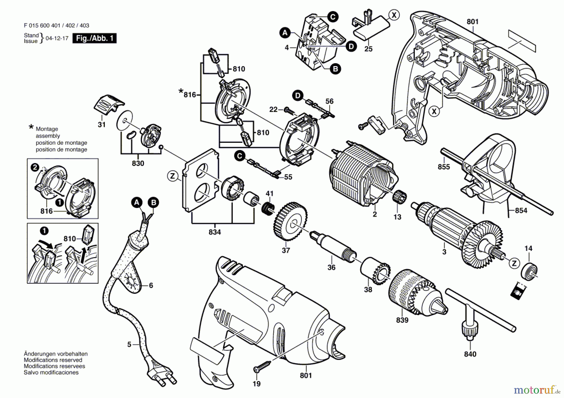 Bosch Werkzeug Gw-2G-Schlagbohrmaschine 6004 Seite 1
