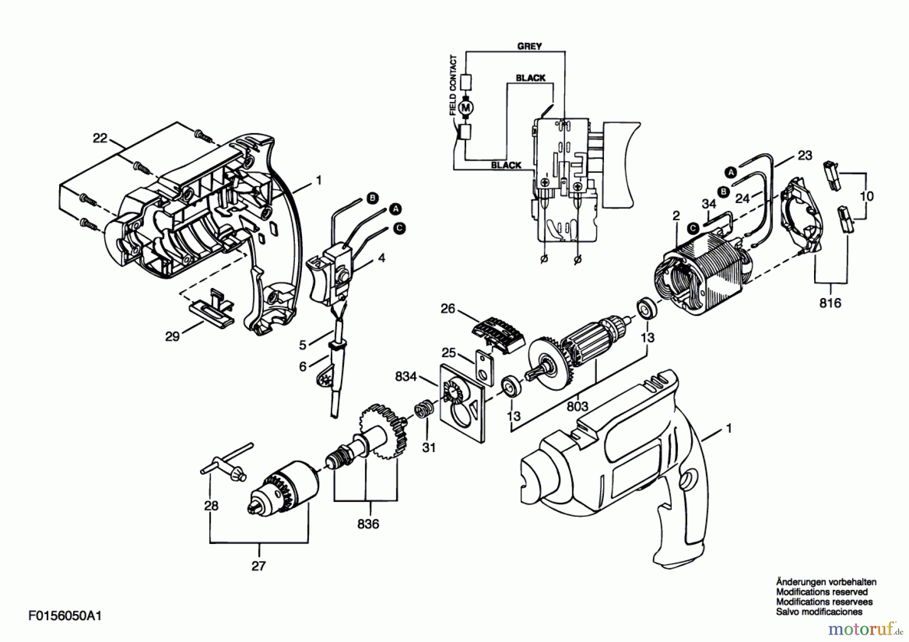 Bosch Werkzeug Ratsche 6050 Seite 1