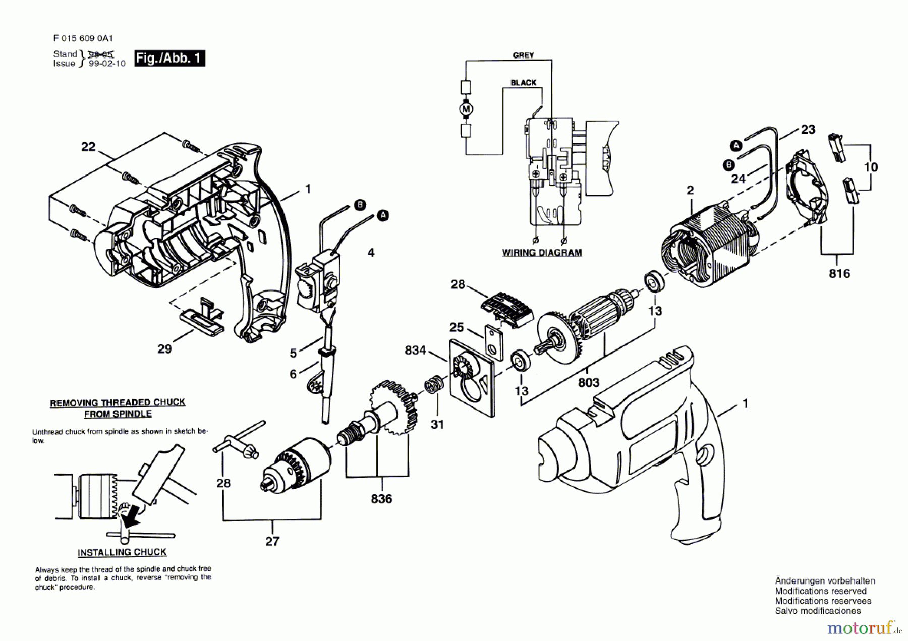 Bosch Werkzeug Ratsche 6090 Seite 1