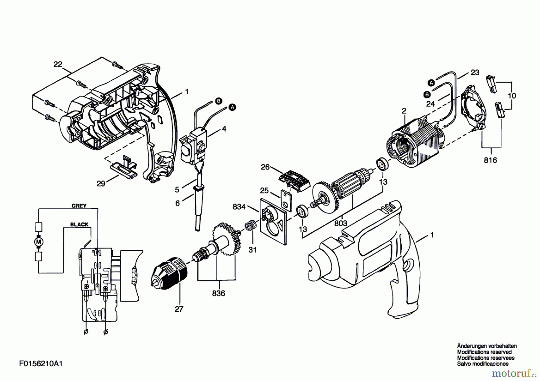 Bosch Werkzeug Ratsche 6210 Seite 1