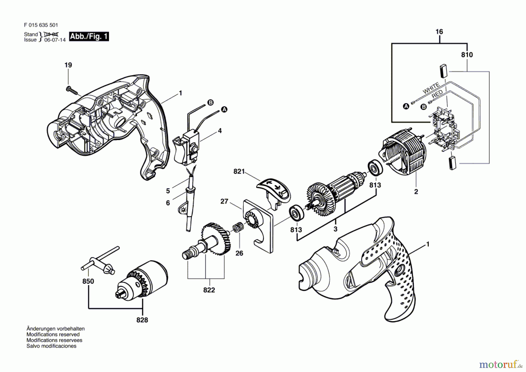 Bosch Werkzeug Schlagbohrmaschine 6355 Seite 1