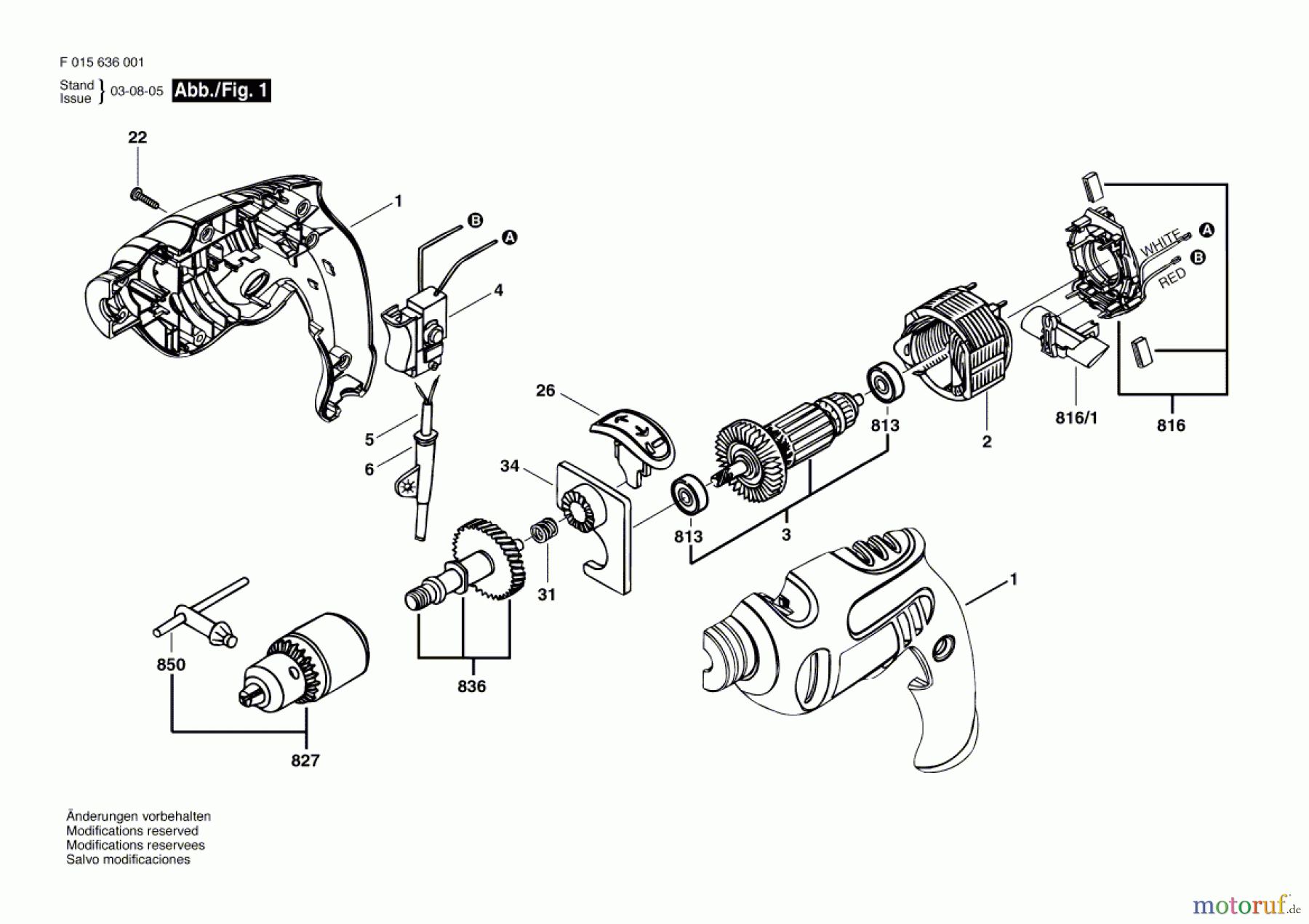 Bosch Werkzeug Schlagbohrmaschine 6360 Seite 1