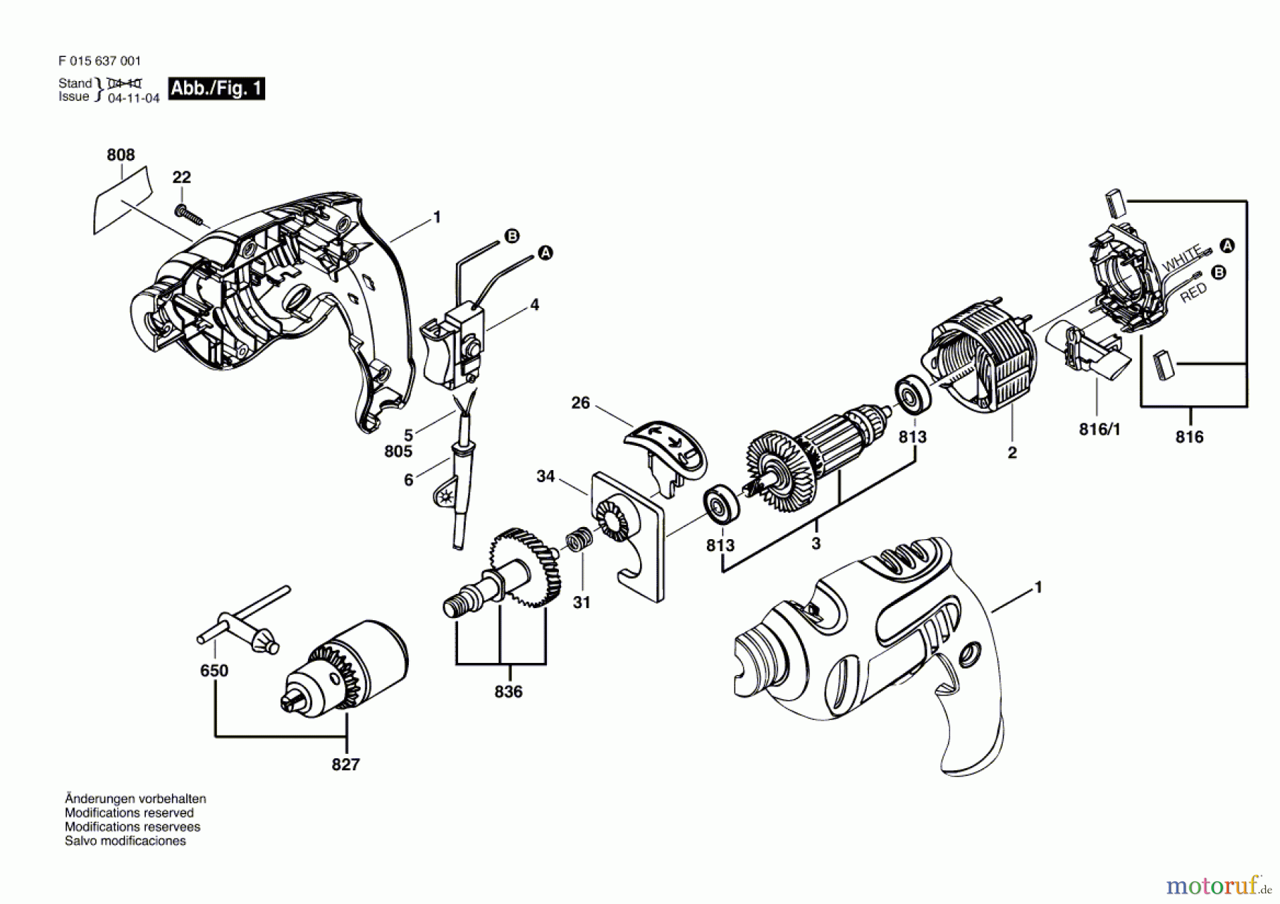 Bosch Werkzeug Schlagbohrmaschine 6370 Seite 1