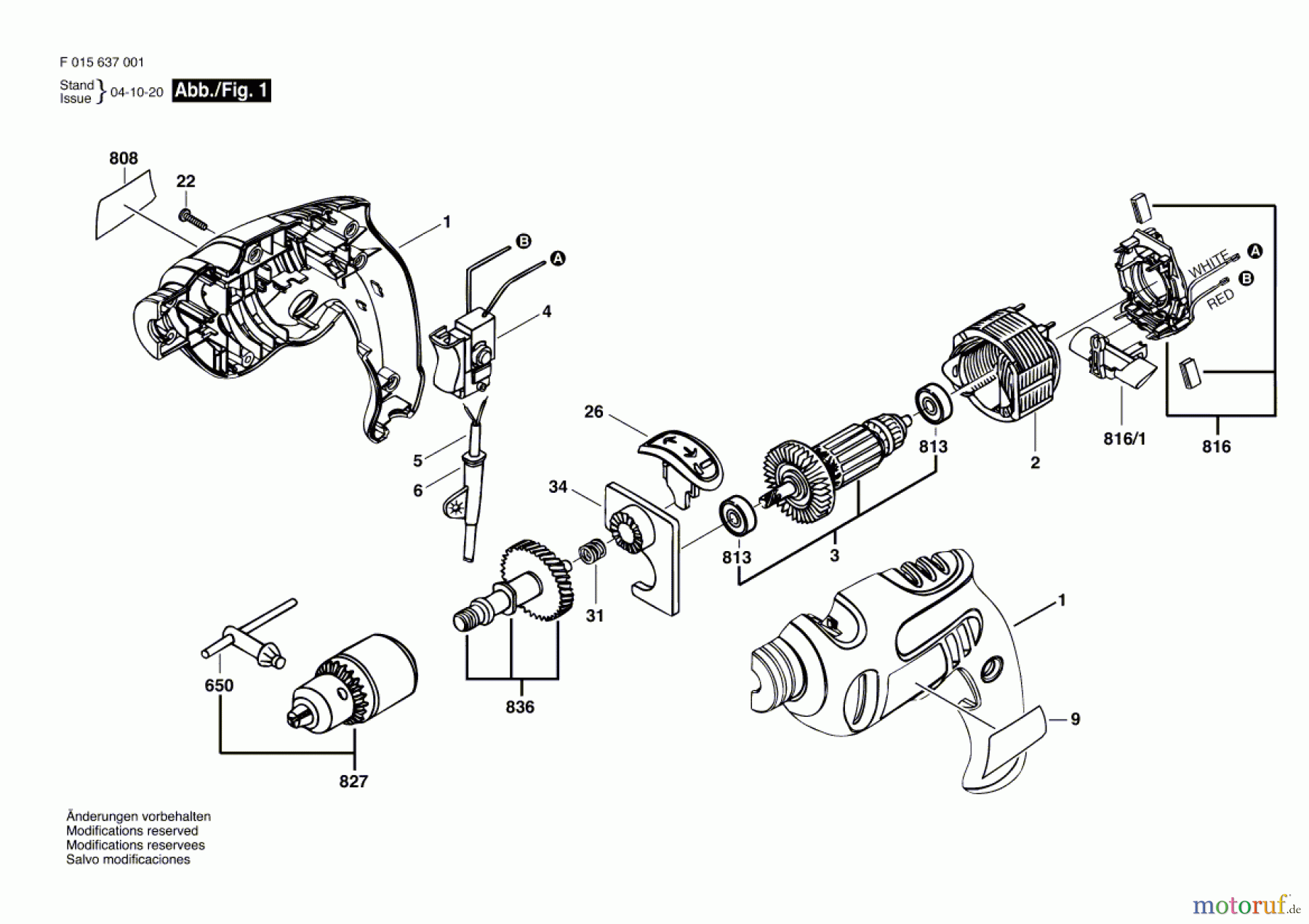 Bosch Werkzeug Schlagbohrmaschine 6370 Seite 1