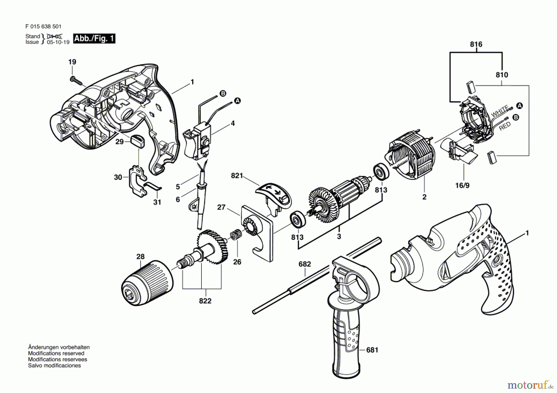 Bosch Werkzeug Schlagbohrmaschine 6386 Seite 1