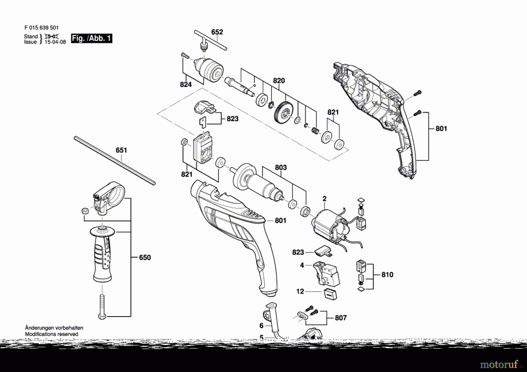 Bosch Werkzeug Schlagbohrmaschine 6395 Seite 1