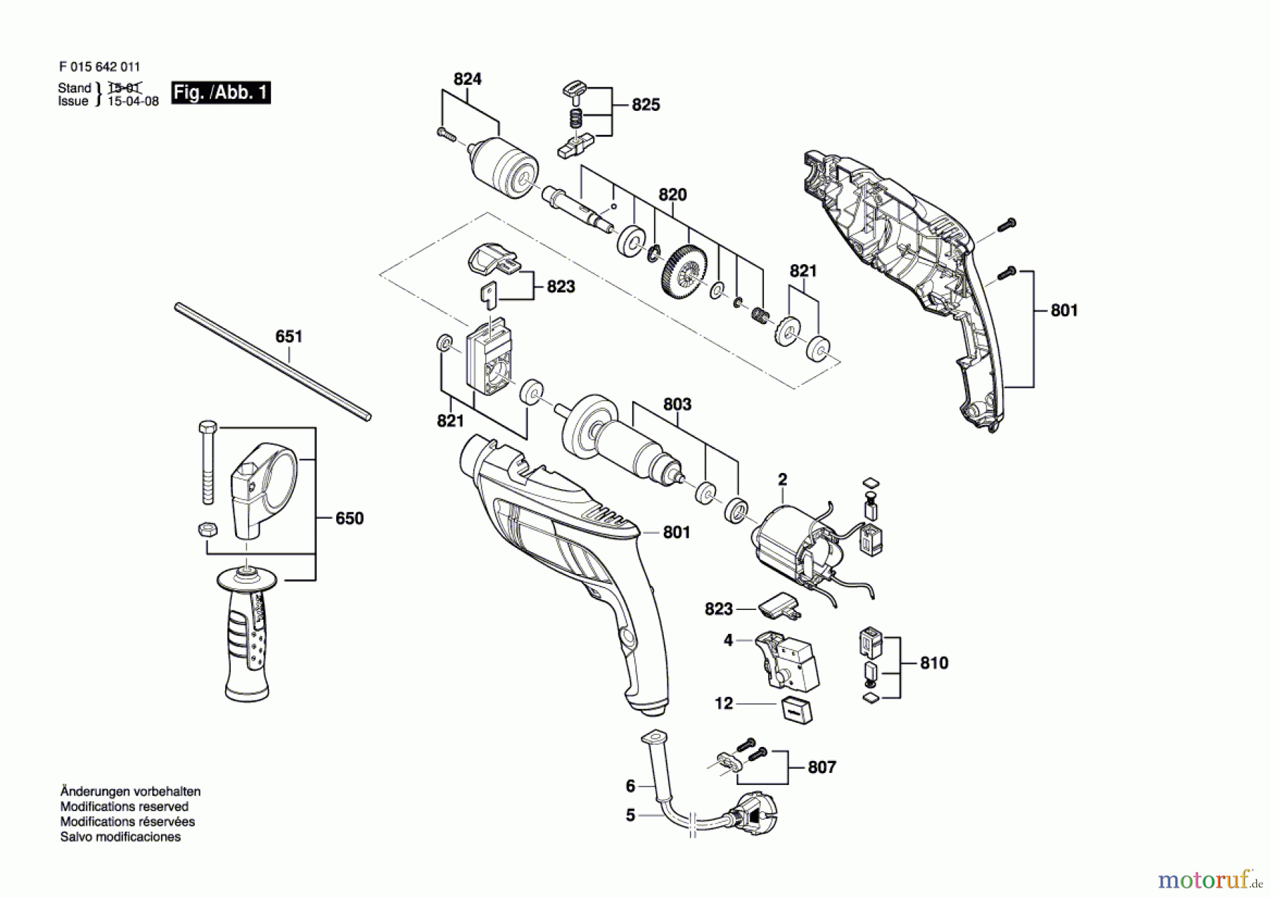 Bosch Werkzeug Schlagbohrmaschine 6420 Seite 1