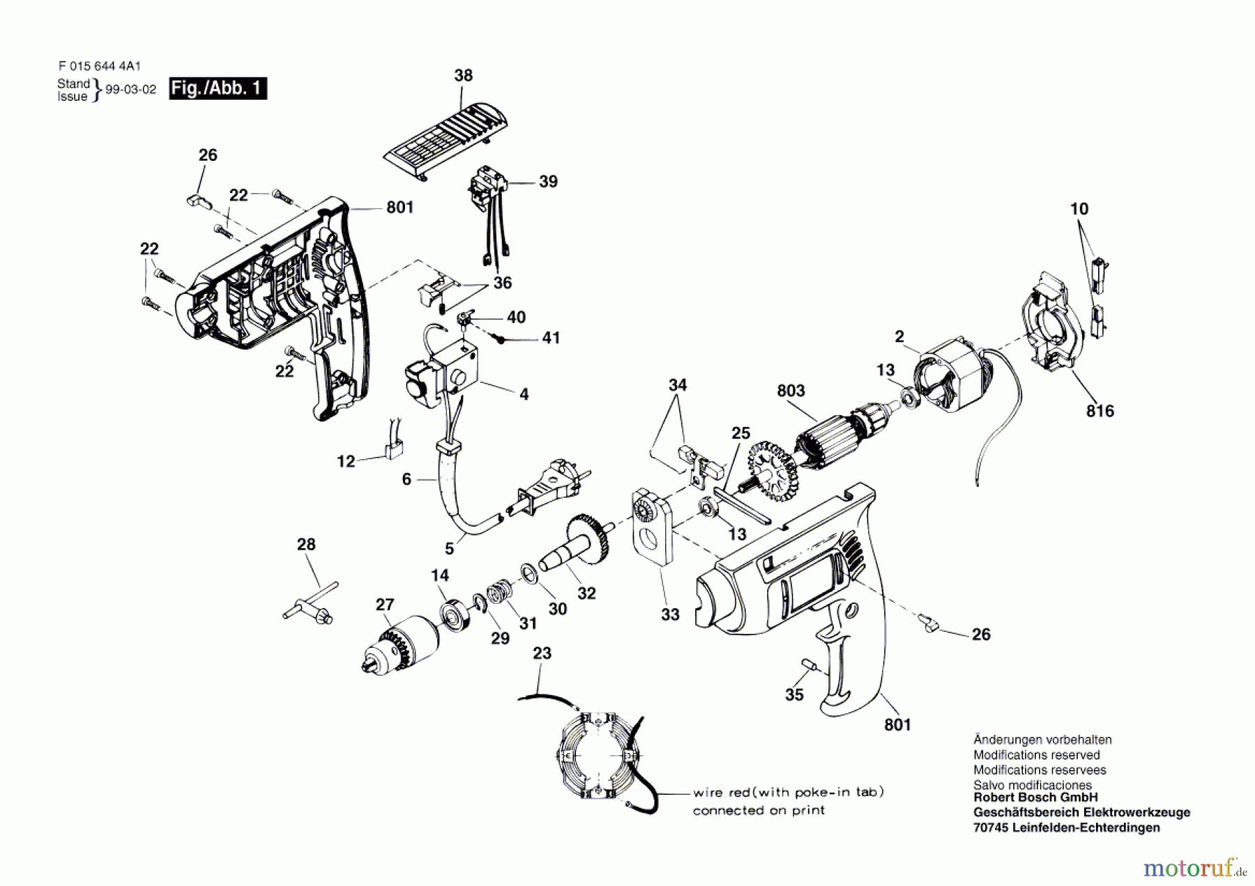 Bosch Werkzeug Hammer/Elektrowerkzeug 6444 H1 Seite 1