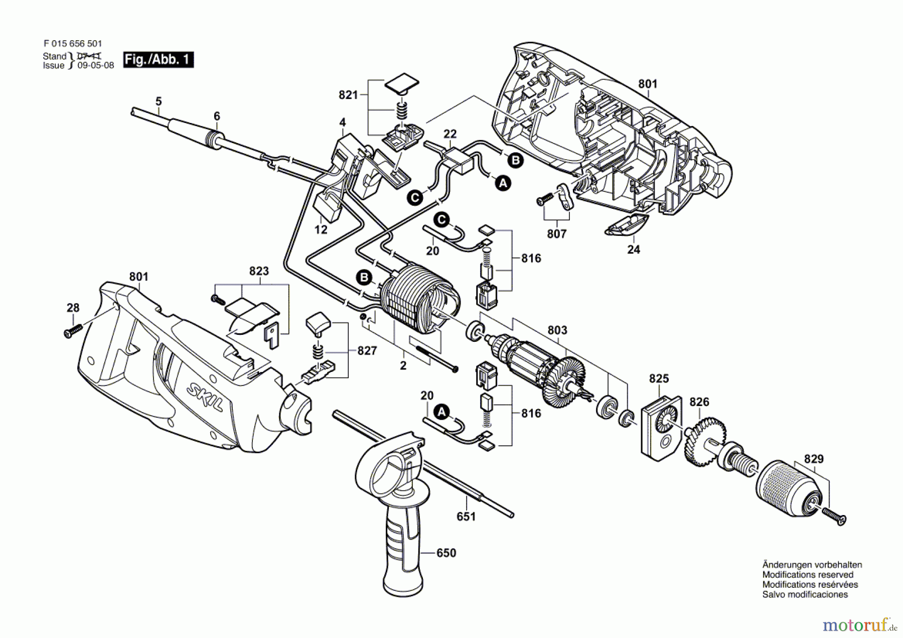 Bosch Werkzeug Schlagbohrmaschine 6565 Seite 1