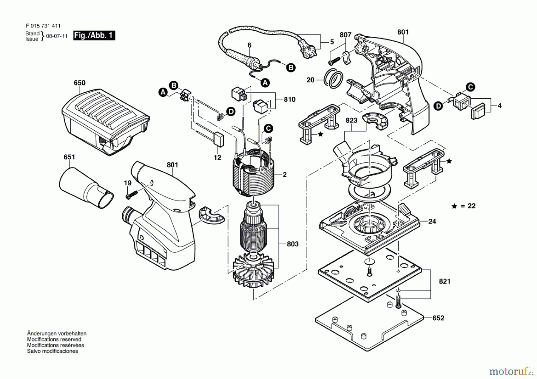 Bosch Werkzeug Schwingschleifer 7314 Seite 1