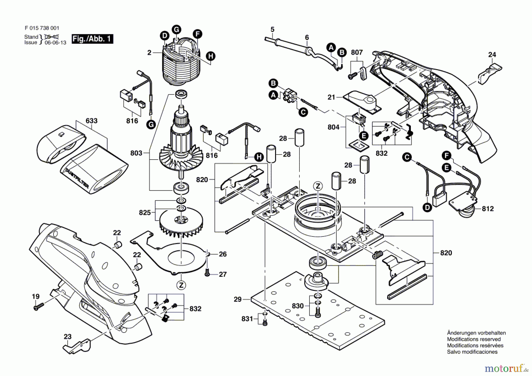 Bosch Werkzeug Schwingschleifer 7380 Seite 1