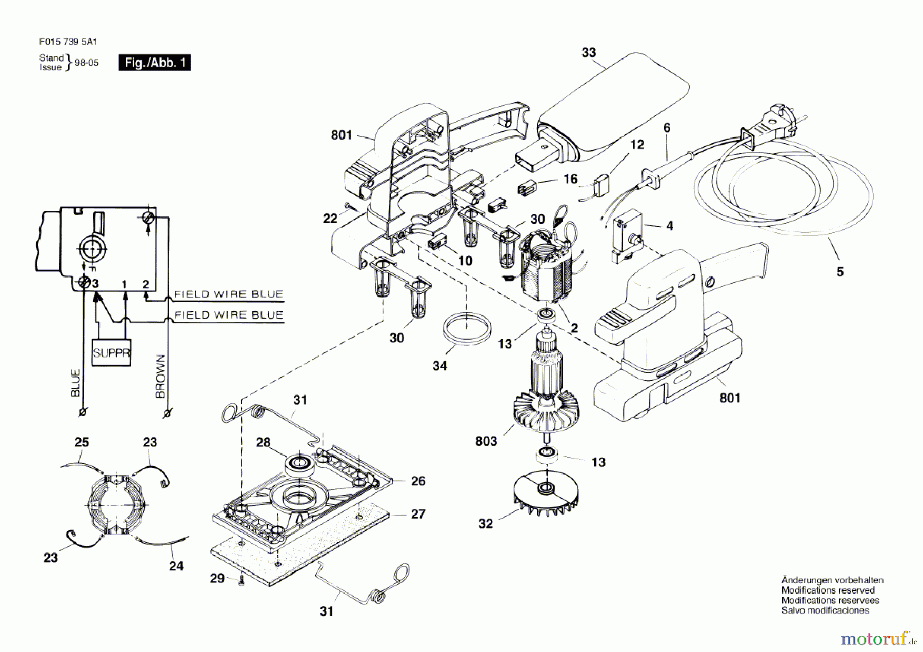 Bosch Werkzeug Schwingschleifer 7395 Seite 1